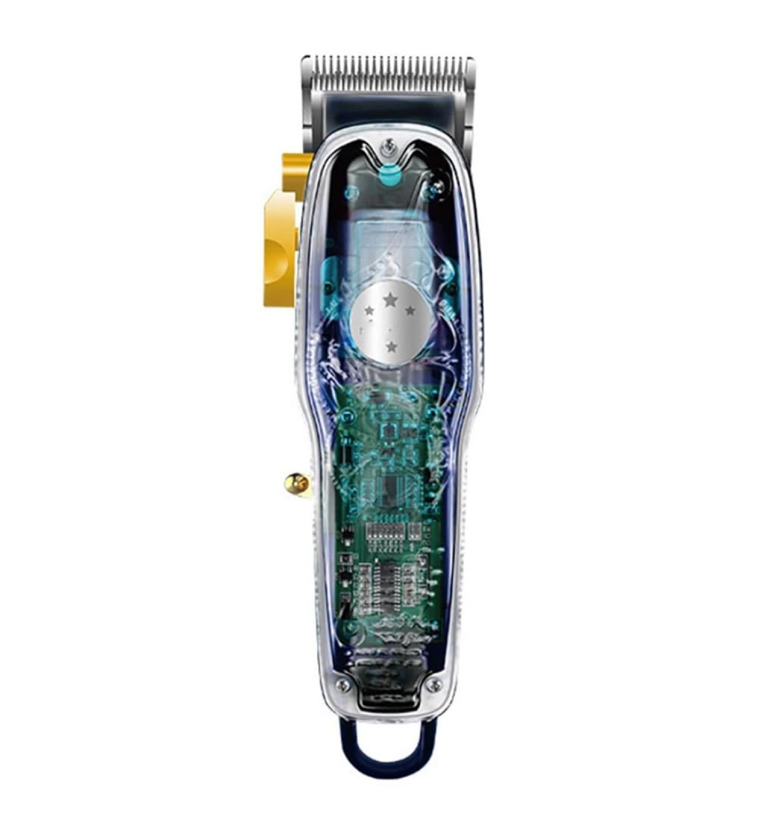 Professional Hair Clippers Cordless & Corded - Adjustable Barber Shop Trimmer with 6 Combs - Powerful Electric Hair Cutting Tool - Buy Online on GoSupps.com