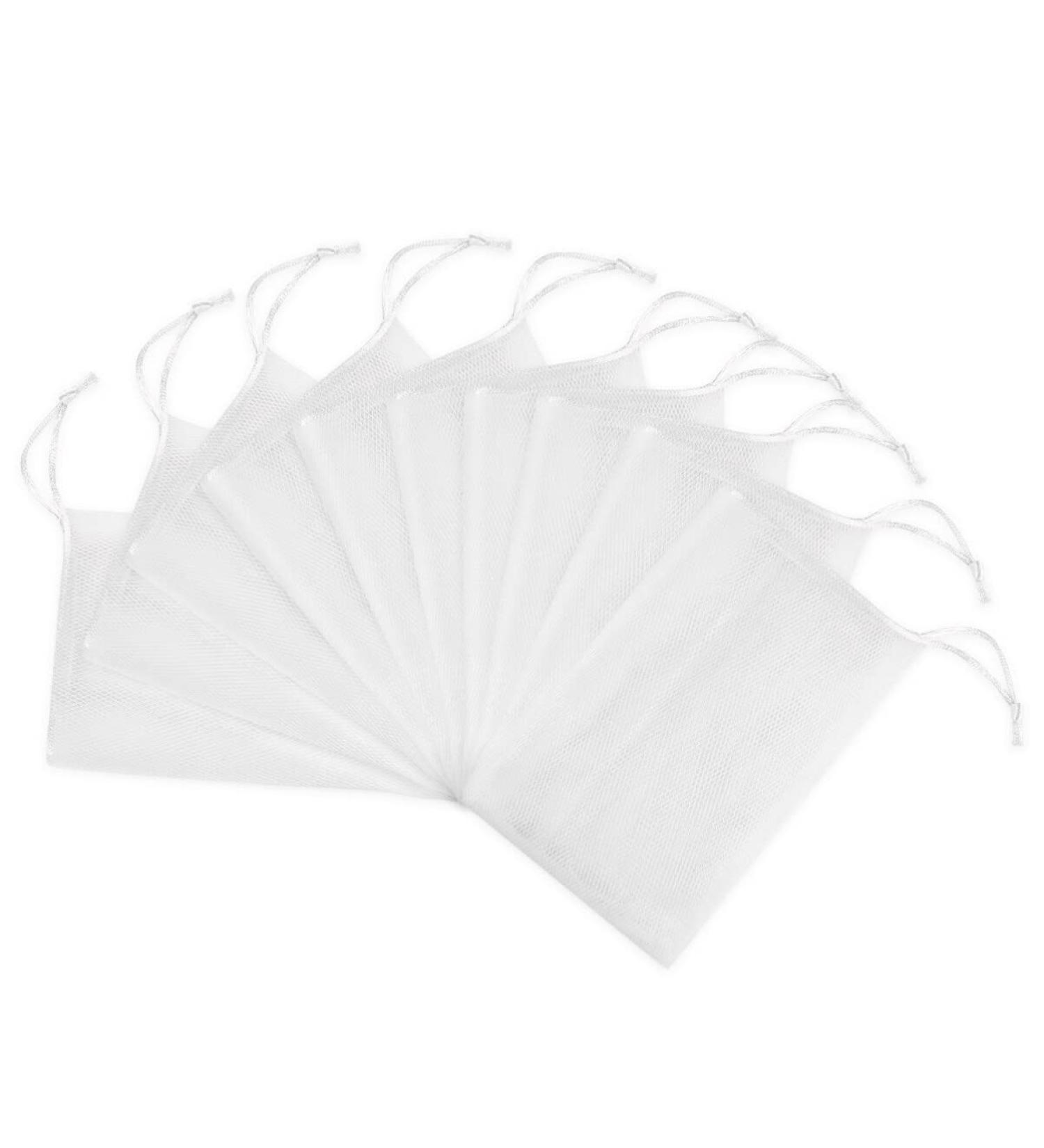 FRCOLOR 10 PCS Exfoliating Mesh Soap Saver Pouch Bag Sponge Set - Buy Online on GoSupps.com