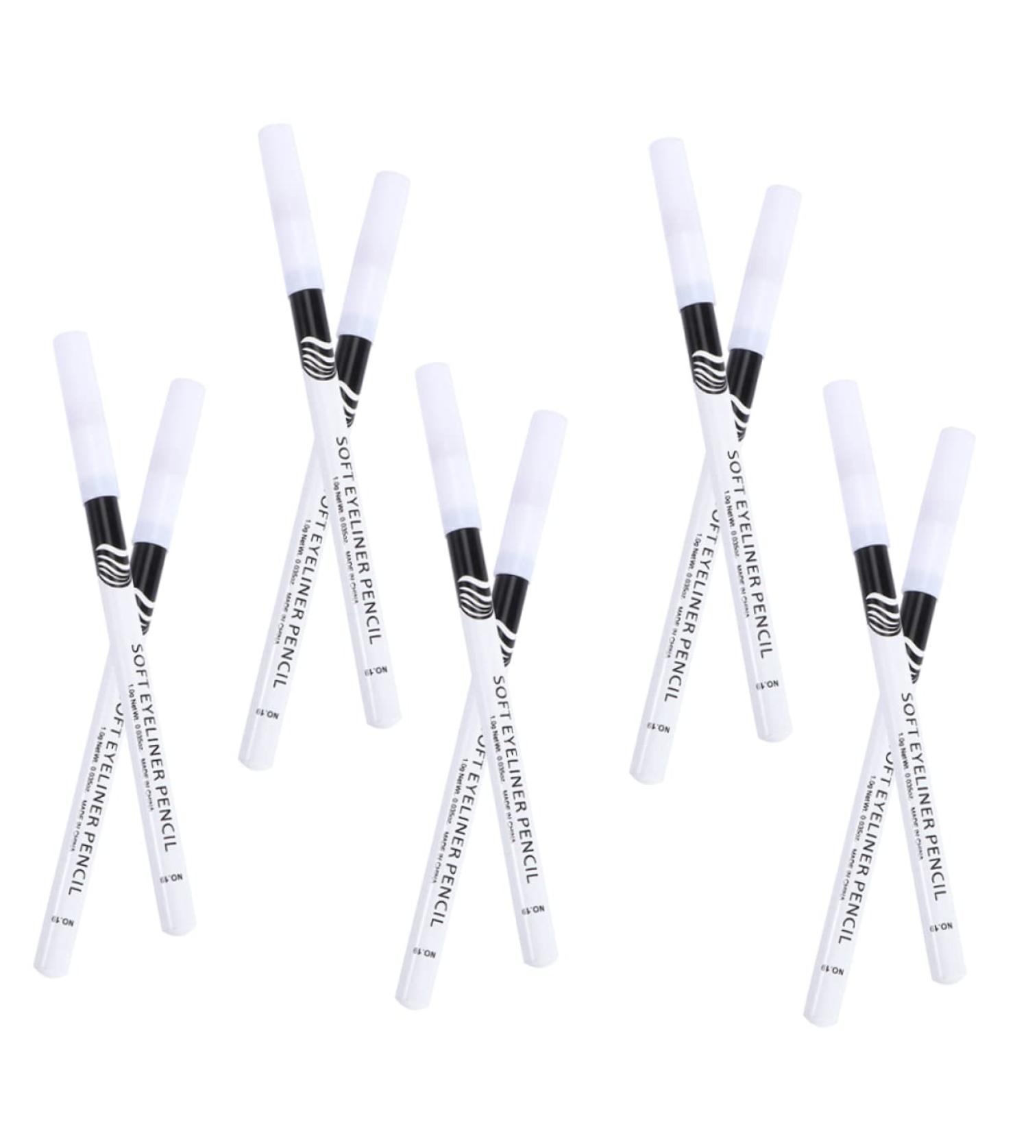 Ipetboom 24pcs Eyeliner Pencil Eyeshadow Makeup Accessories Beautiful Eyeliner Pen Tool Girl Wooden Pole - Buy Online on GoSupps.com