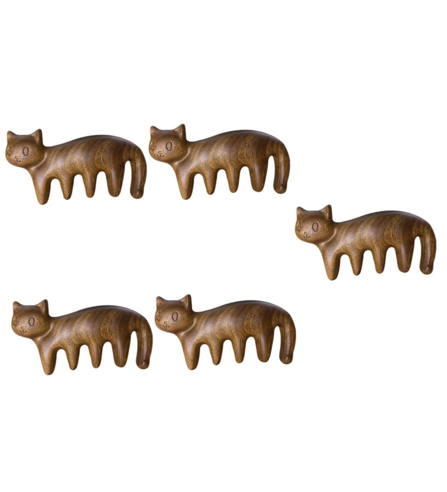 Beavorty 5-St K tchchen Massage Comb | Wide Tooth Wooden Hair & Scalp Massager Tool for Acupuncture Points | Ideal Travel Device - Buy Online on GoSupps.com