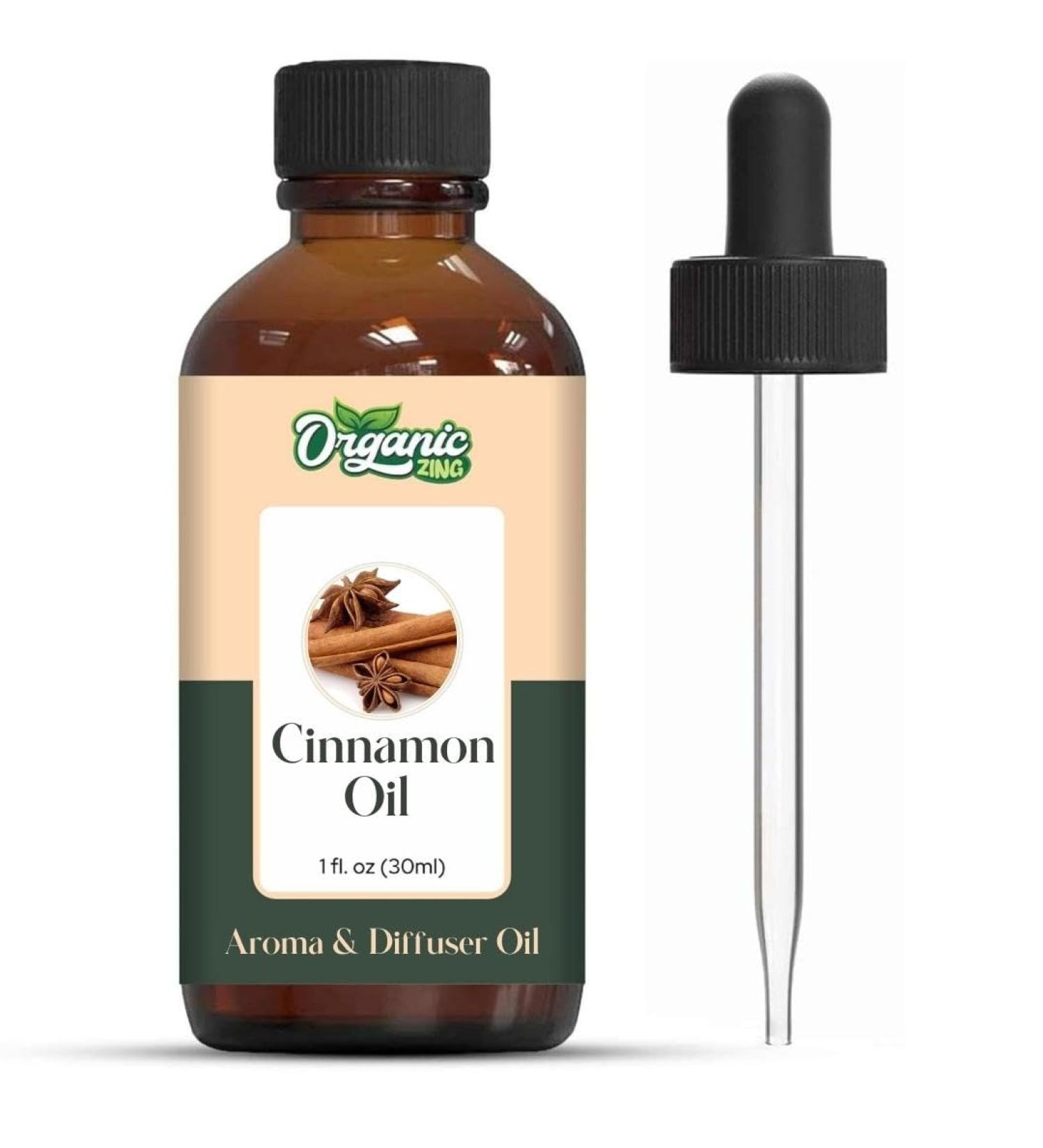 Organic Zing Cinnamon Aroma & Diffuser Oil for DIY Candle & Soap Making - Oil - 30 ml - Buy Online on GoSupps.com