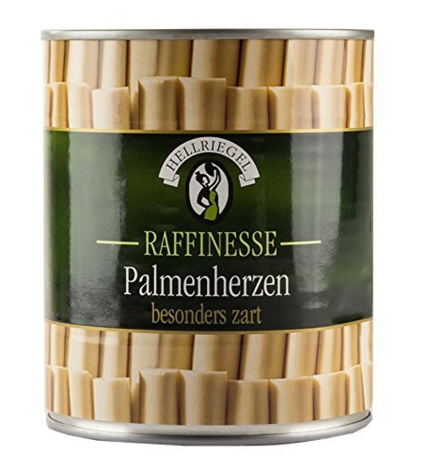 Quality palm hearts from Ecuador can filling weight 800g.