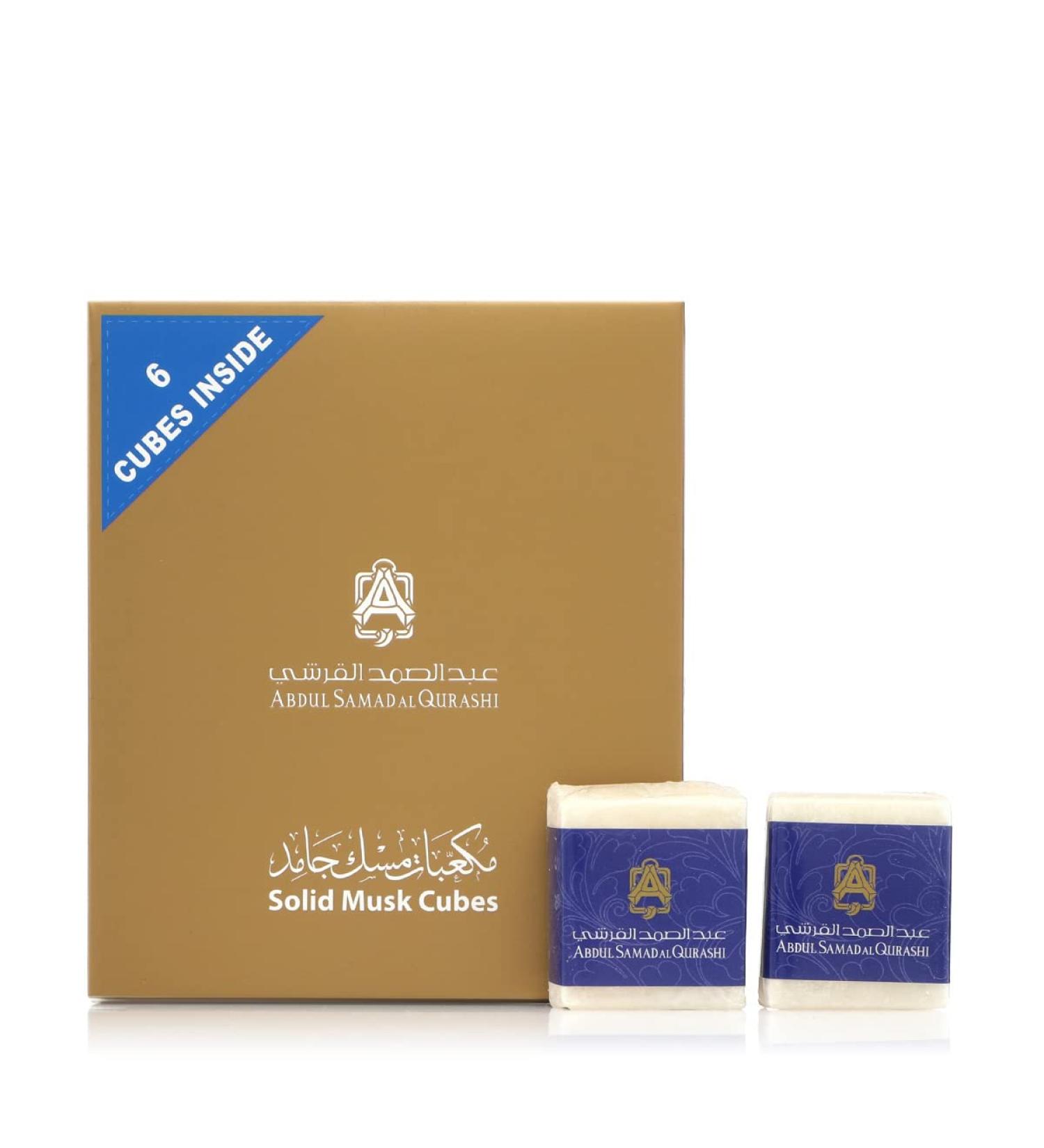 6 Pcs Solid Musk Cubes Abdul Samad Al Qurashi in Sealed Box Solid Perfume ASQ Natural Fragrance Islamic Arabic Perfume Halal Musk Jamid - Buy Online on GoSupps.com
