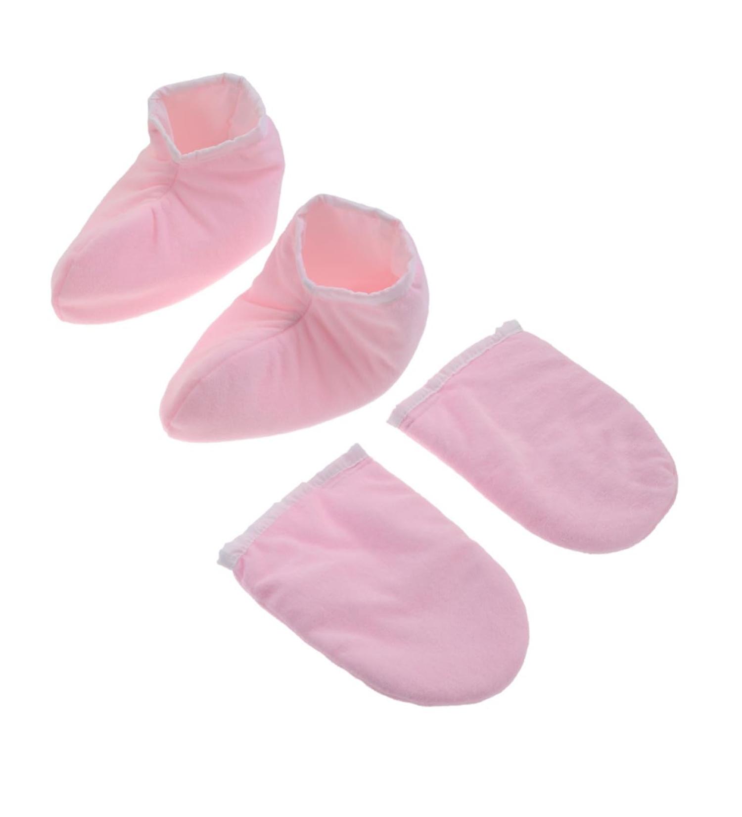 2 Paires Prot ge-mains Paraffine Housse pour Bain de Mains Isolants Thermiques Soins Spa Rose - Buy Online on GoSupps.com