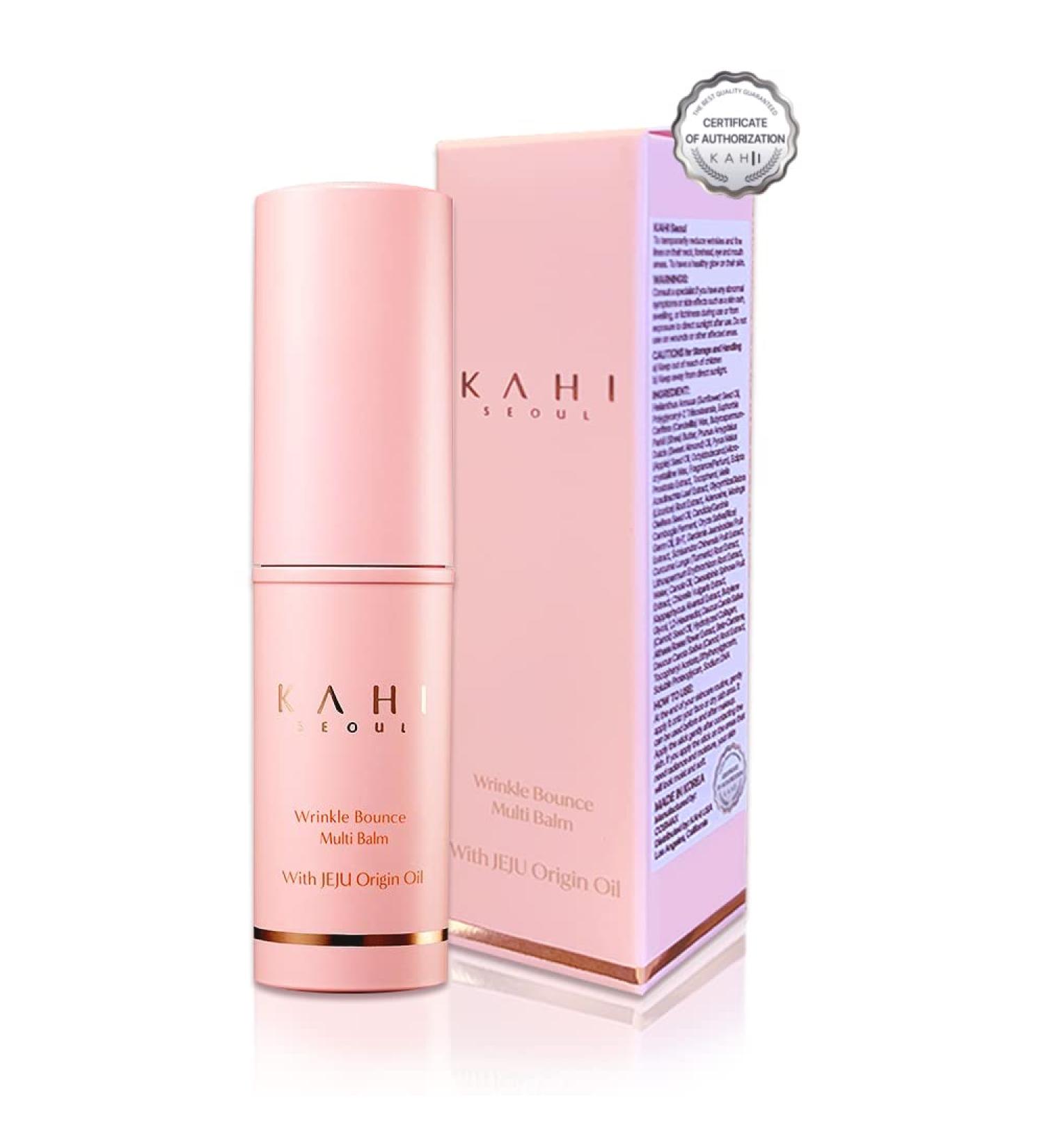 KAHI SEOUL Facial Balm With Jeju Origin Oil & Collagen  Hydrate & Manage Wrinkles Around Your Face  Made In Korea  9g (K Multi Balm)