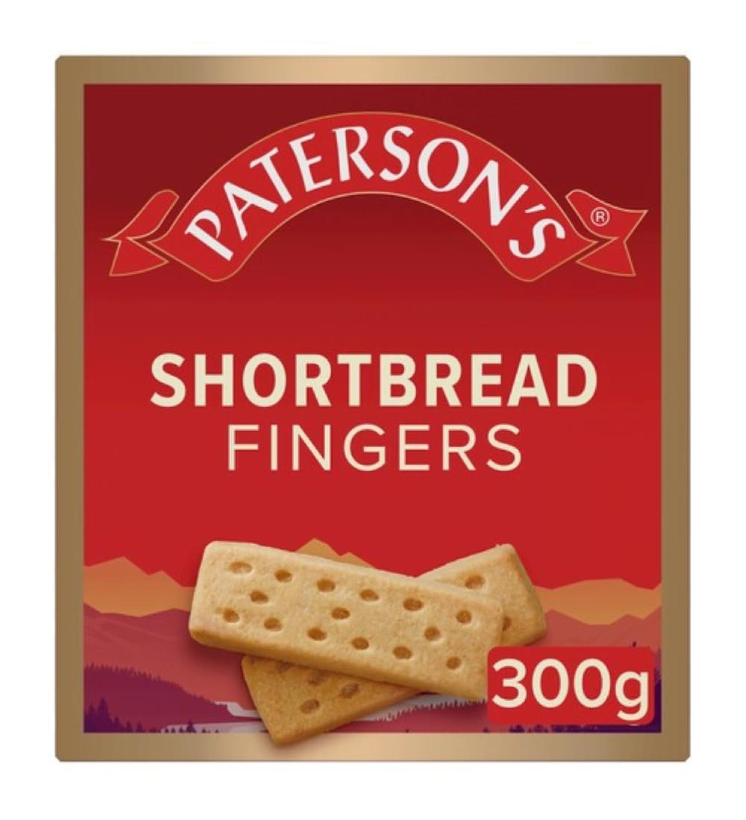 Paterson's Shortbread fingers 300g