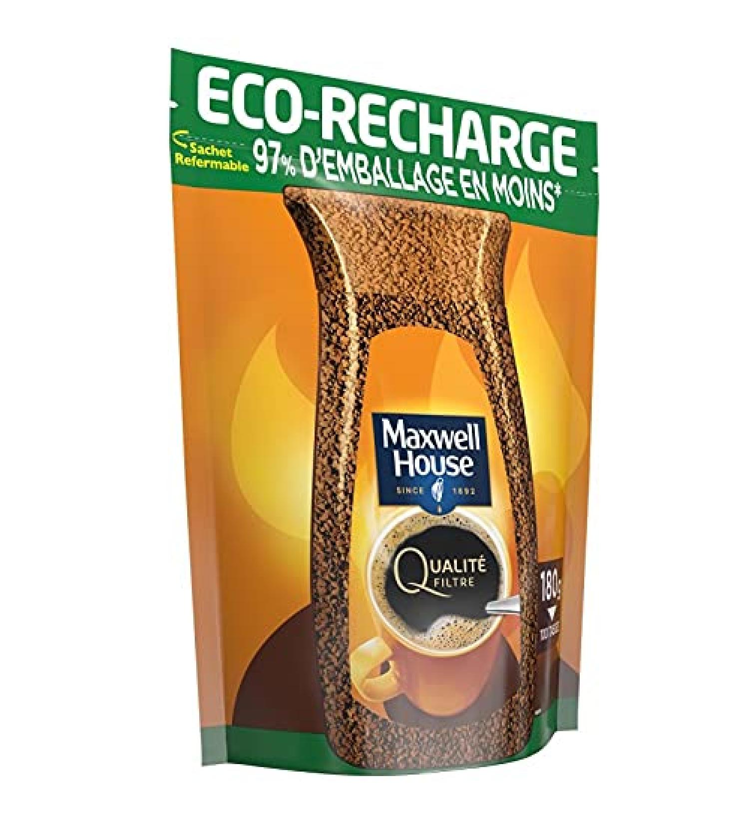 MAXWELL HOUSE - Eco Recharge 180G - Lot De 3 - Buy Online on GoSupps.com