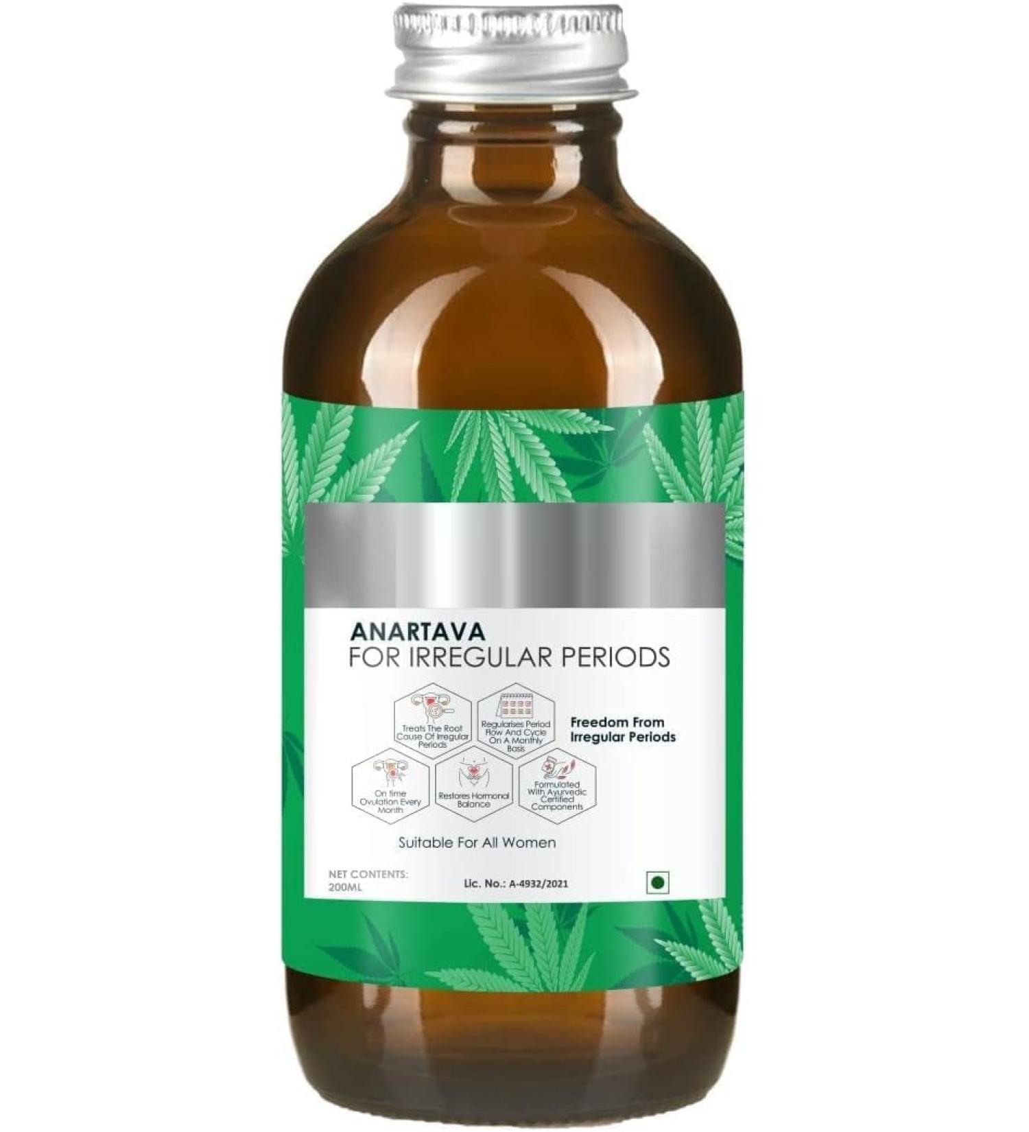 Anartava For irregular periods ml white (200 ml) - Buy Online on GoSupps.com