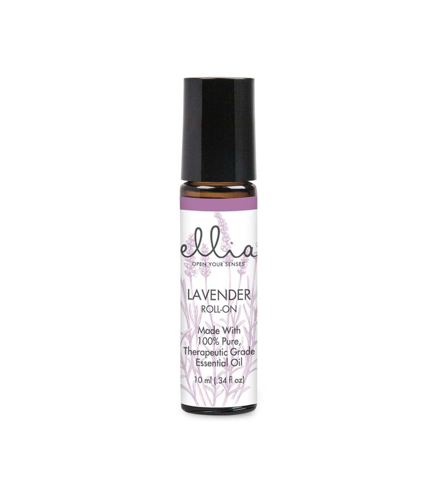 Ellia Lavender Essential Oil Roll-On | 100% Pure Therapeutic Grade | 10ml (0.34 Fl Oz) - Relax & Rejuvenate - Buy Online on GoSupps.com