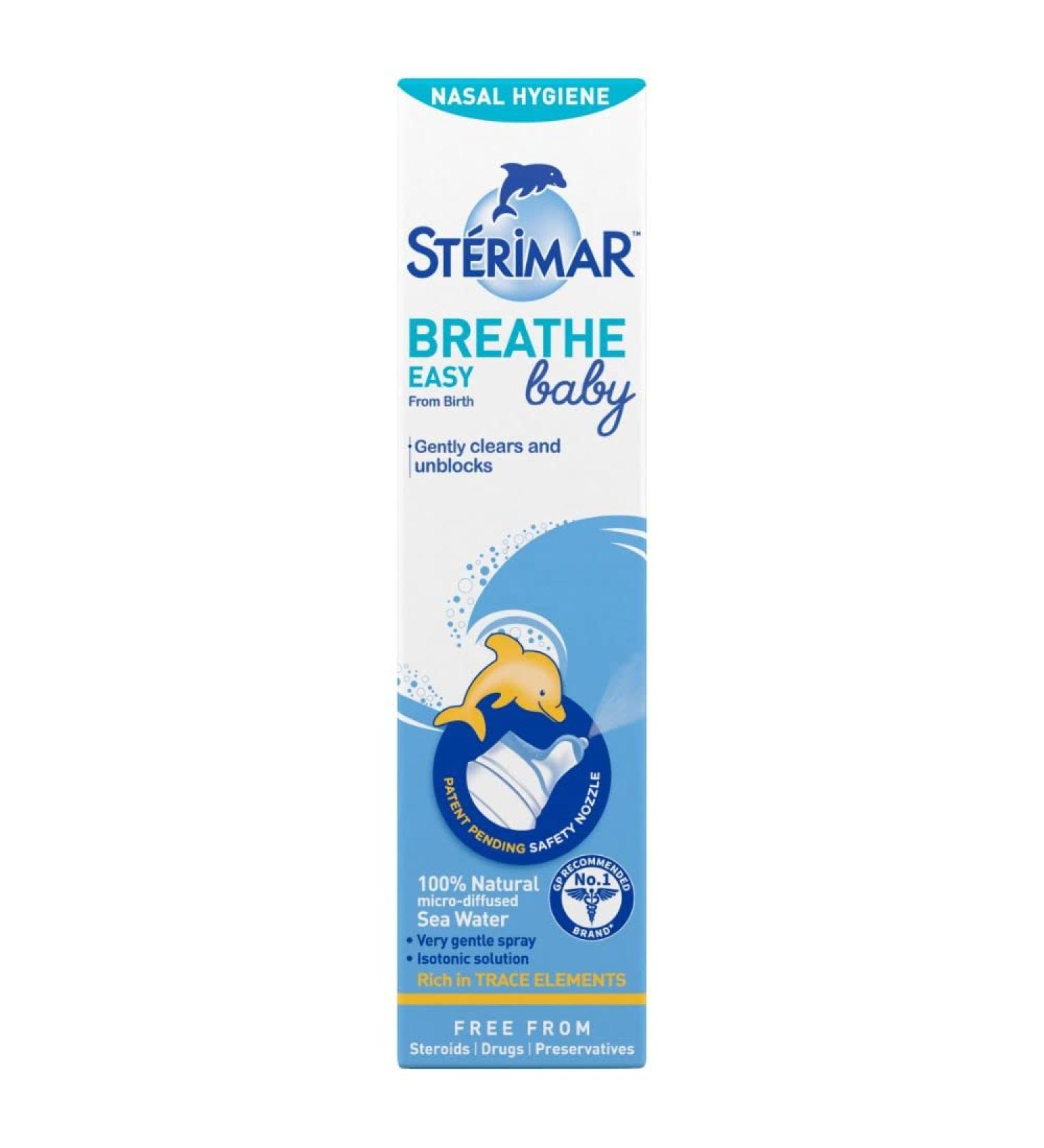 Sterimar Baby Nasal Hygiene Spray | Gentle Relief for Baby's Nasal Congestion - Buy Online on GoSupps.com