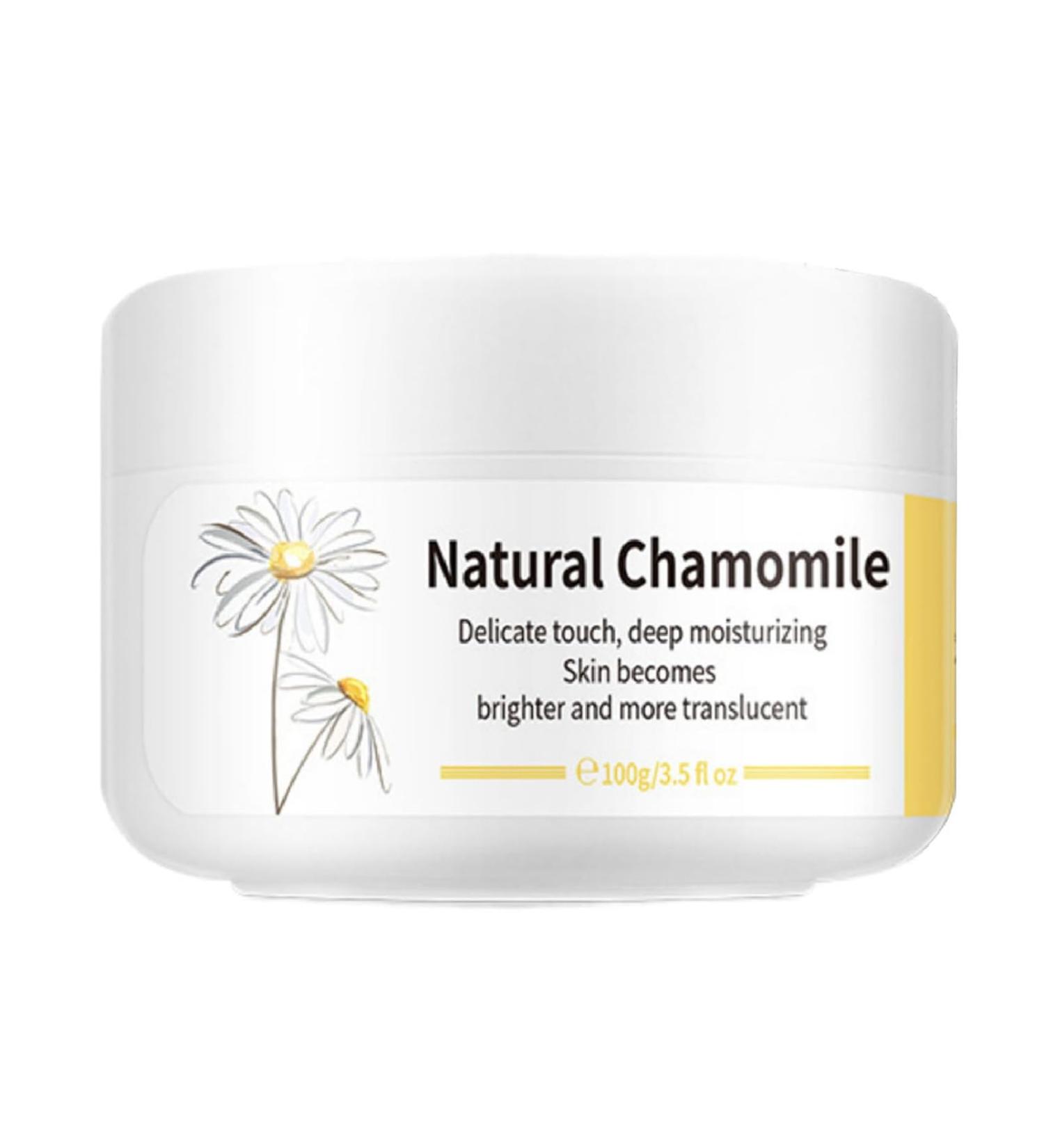 Calm Skin Chamomile Moisturizer Cream | Hydrating Face Lotion for Redness Relief | Ideal for Dry Oily Sensitive Skin | Anti-Wrinkle Formula - Buy Online on GoSupps.com