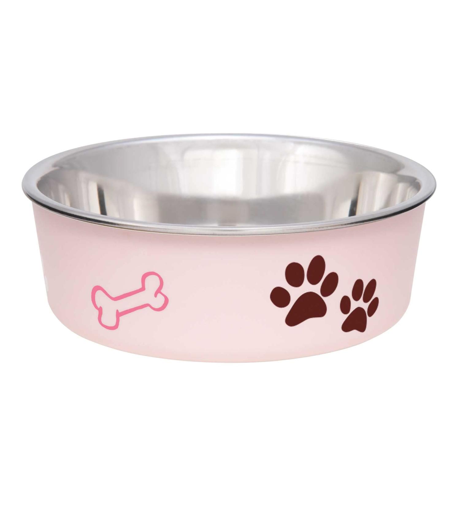 Loving Pets Bella Bowl, Dog Bowl Medium Paparazzi Pink