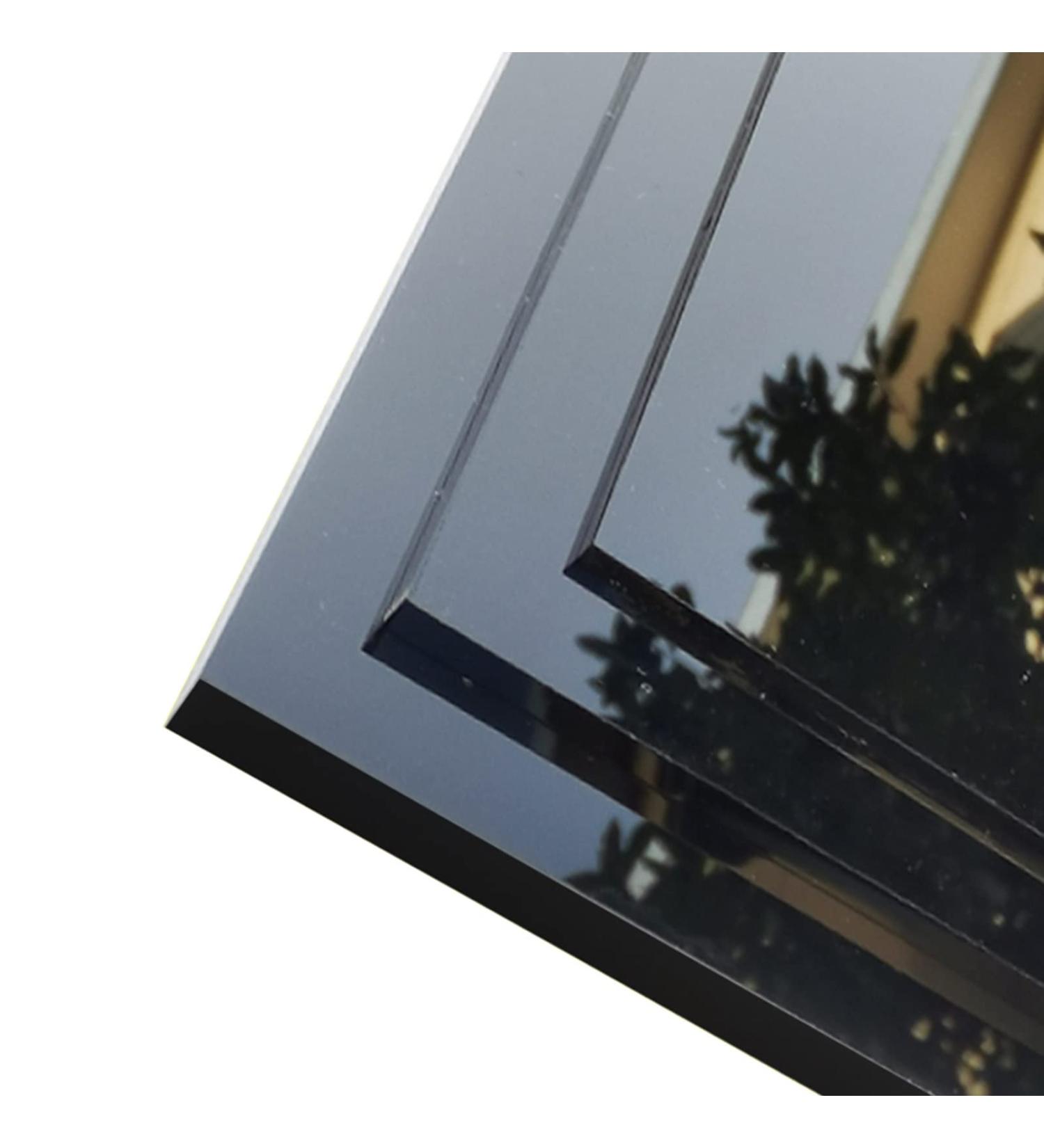 HWBB Acrylic Sheet Smooth 2-Sided Reflective Backdrop Boards  Black Acrylic Panel for Photography Shooting  Shatterproof Solid Plexi Glass  Easy to Cut (Color : 10mm Thick  Size : 60x60cm/24x24'') 60x60cm/24x24'' 10mm Thick - Buy Online on GoSupps.com