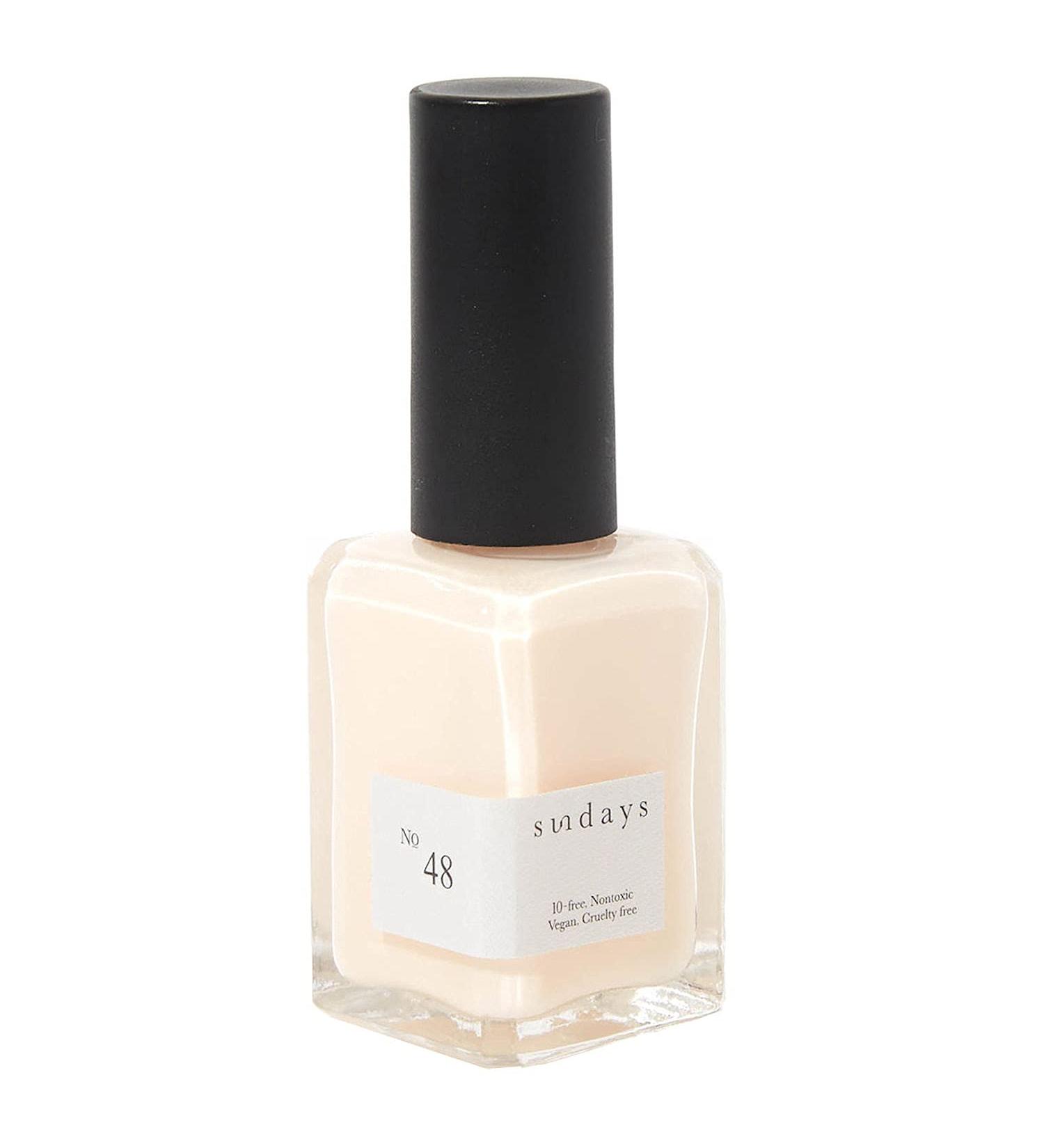 Sundays 10-Free Nontoxic Nail Polish No.48 (Soft Eggshell-sheer) - Buy Online on GoSupps.com
