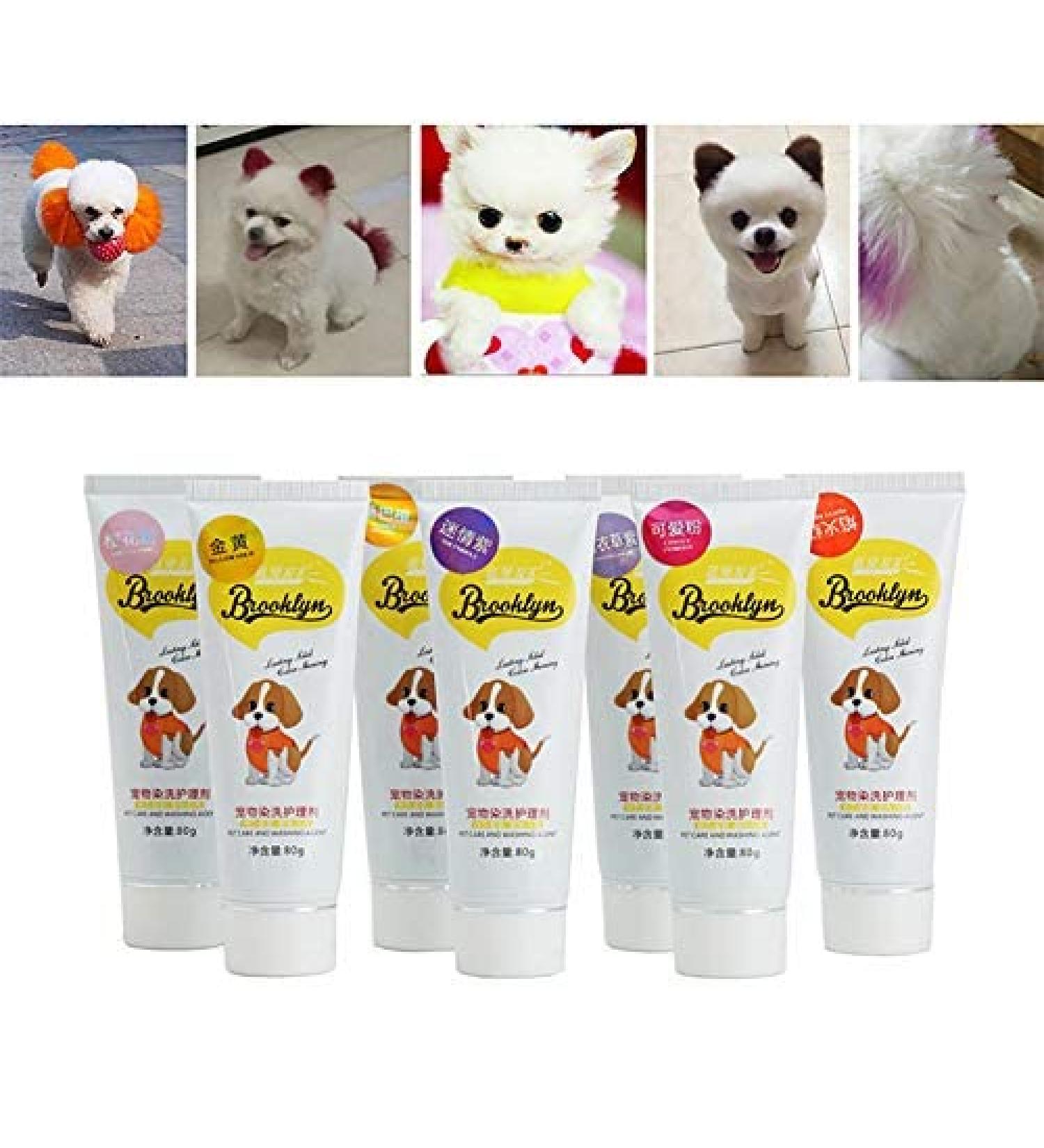 Tuelaly 80g Professional Hair Dye for Dogs & Cats - Fresh Green Colorant | Pet Safe Pigment Agent - Buy Online on GoSupps.com