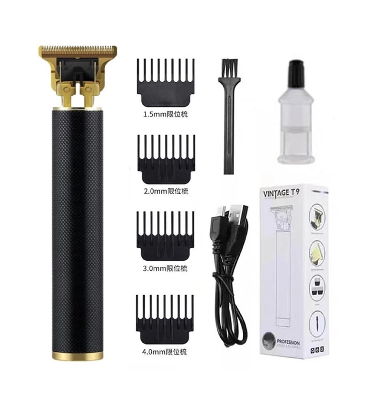Razors T9 Hair Trimmer - Cordless Beard & Hair Cutting Tool | Home Salon Personal Care (Metal Black - Buy Online on GoSupps.com