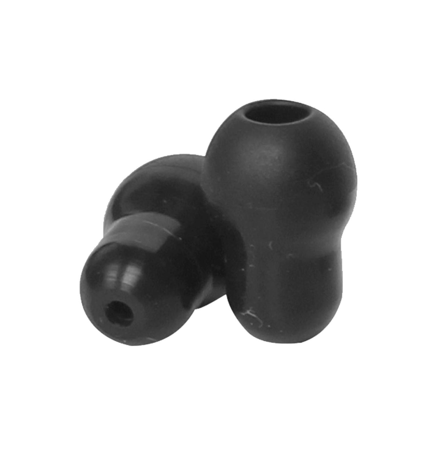 Buy Comfortable Silicone Replacement Ear Tips for Stethoscopes | 1 Pair Black Earplugs & Parts - International Shipping Available - Buy Online on GoSupps.com