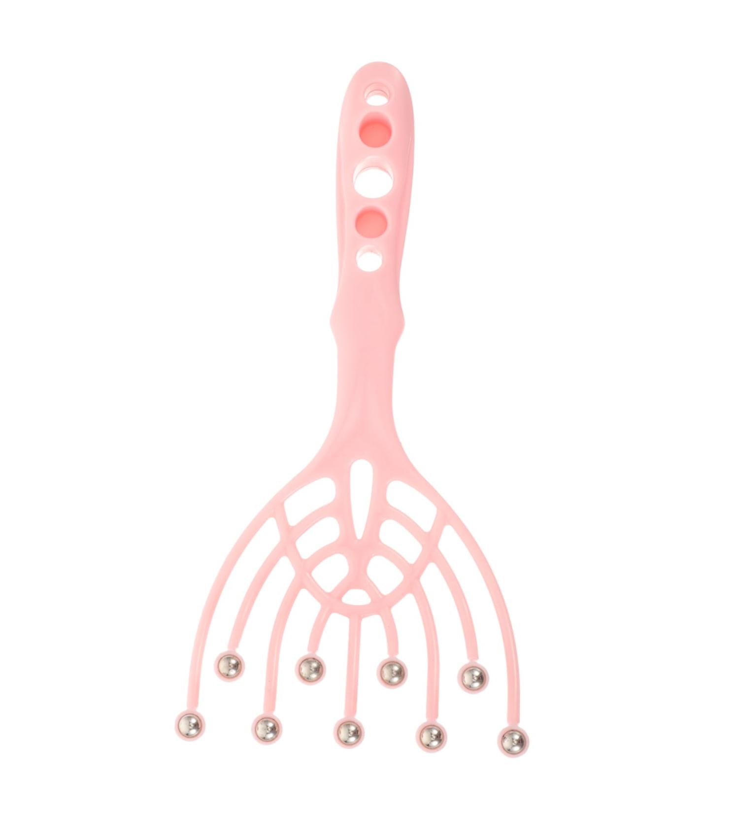 Frcolor Head Massage Device - Multi-Purpose Scalp Washer & Shampoo Massage Brush - Pink - Ultimate Hair & Scalp Spa Experience - Buy Online on GoSupps.com