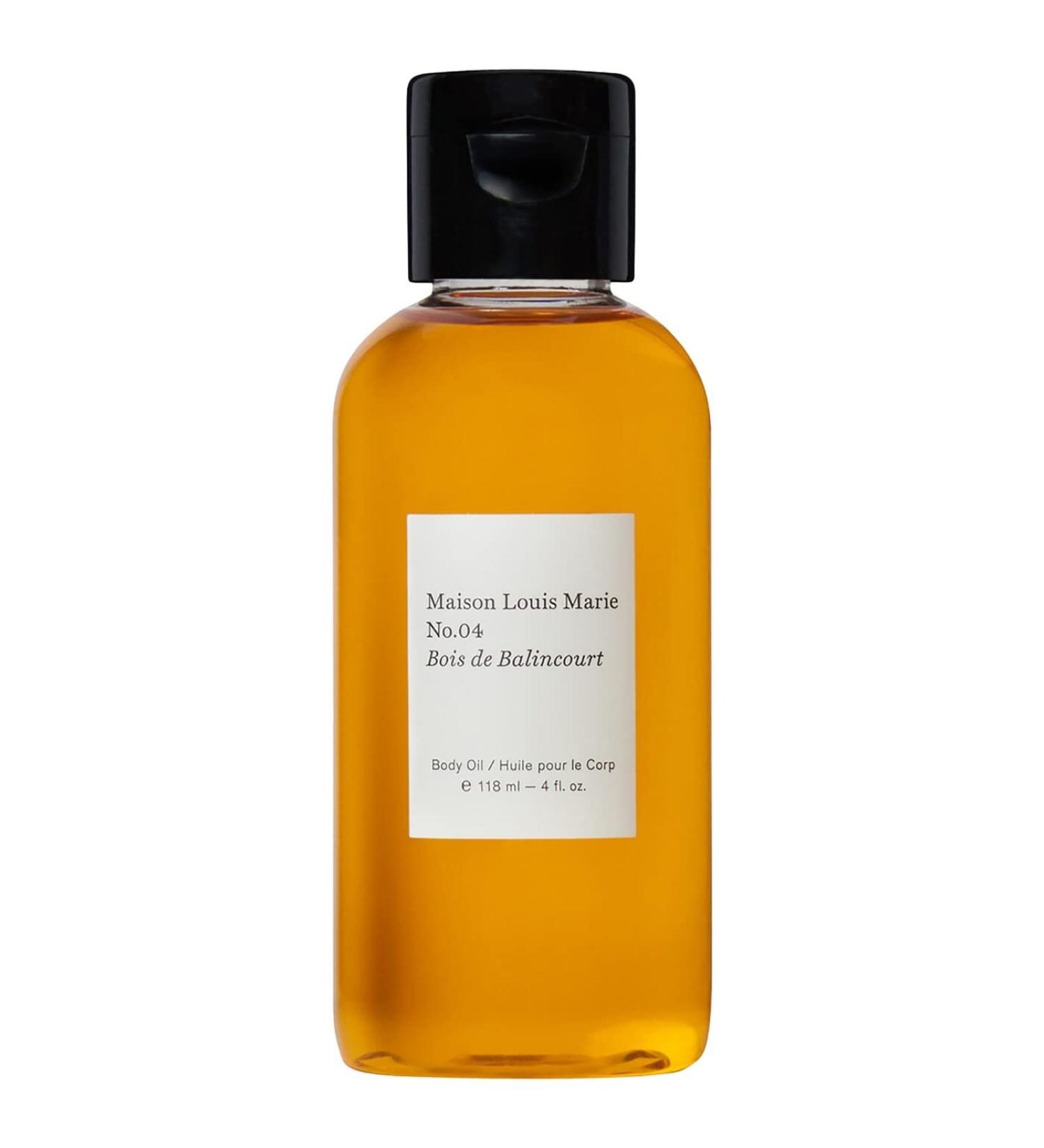 Maison Louis Marie No.04 Bois de Balincourt Natural Body Oil - Luxury Clean Beauty | Non-Toxic Fragrance (4 fl oz) - Buy Online on GoSupps.com
