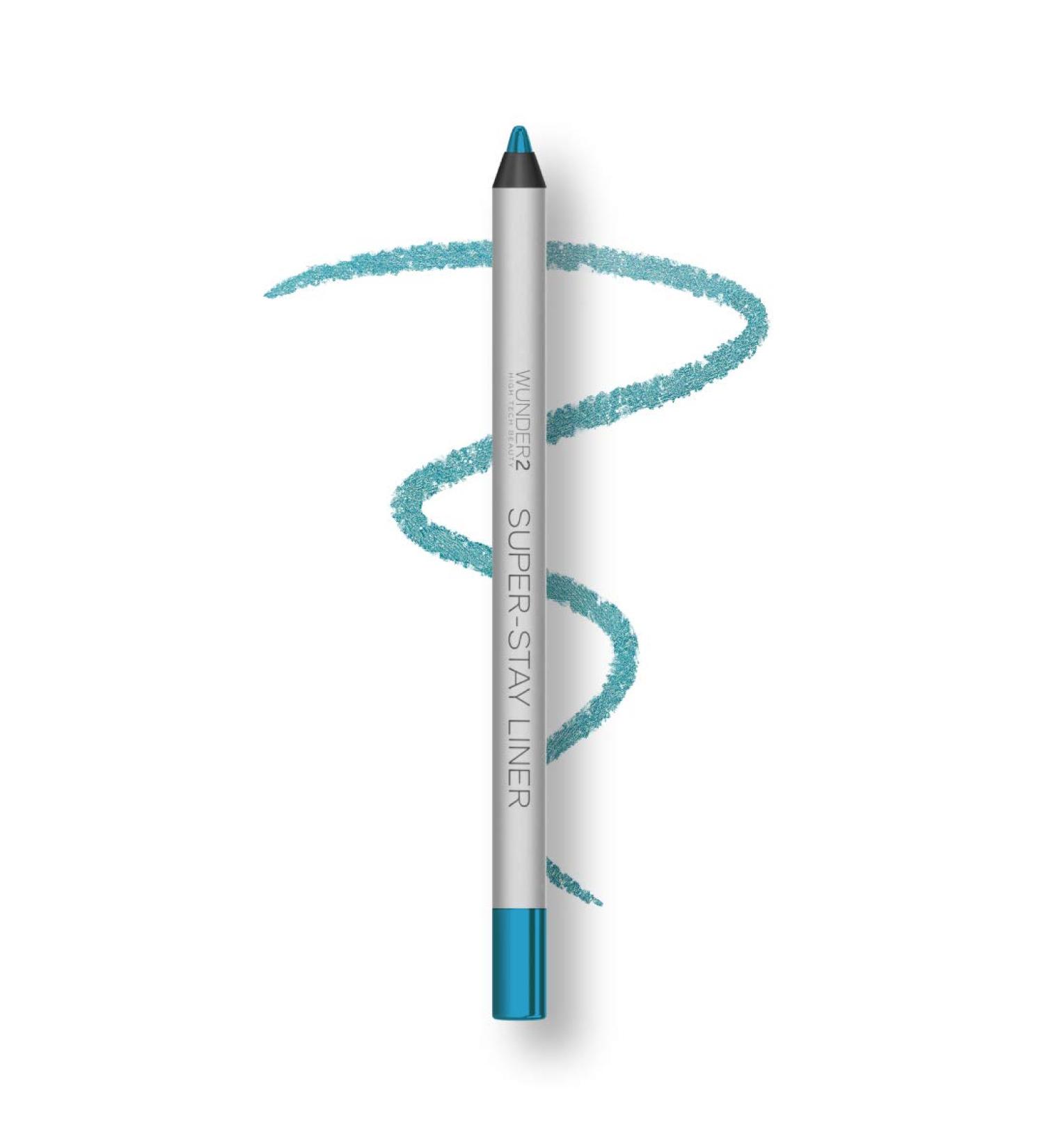 Wunder2 Superstay Liner Waterproof Eyeliner Pencil in Metallic Turquoise - 1.2g / 0.04oz - Buy Online on GoSupps.com