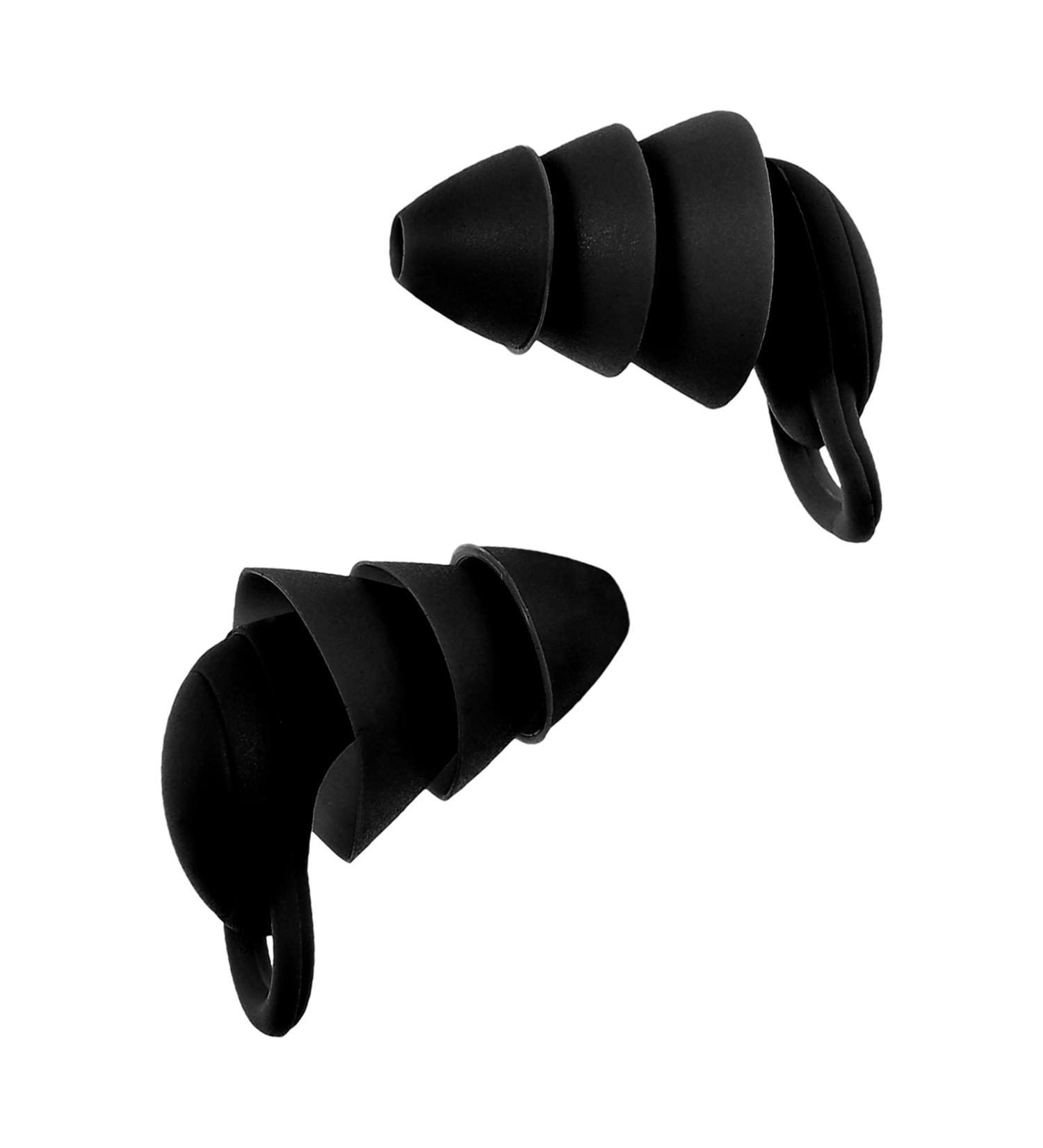 Anti Noise Earplugs - Reusable Musician Ear Plugs for Sleeping & Motorcycle | Soft Noise Cancelling Ear Plugs for Students Black - Buy Online on GoSupps.com