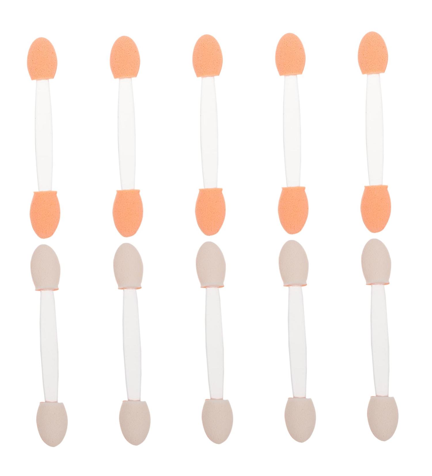 Balacoo 100pcs Double Ended Eyeshadow Brush Makeup Sponges Mini Eyeshadow Eyeshadow Makeup Tool 6cm 6.5x1.3cm White - Buy Online on GoSupps.com