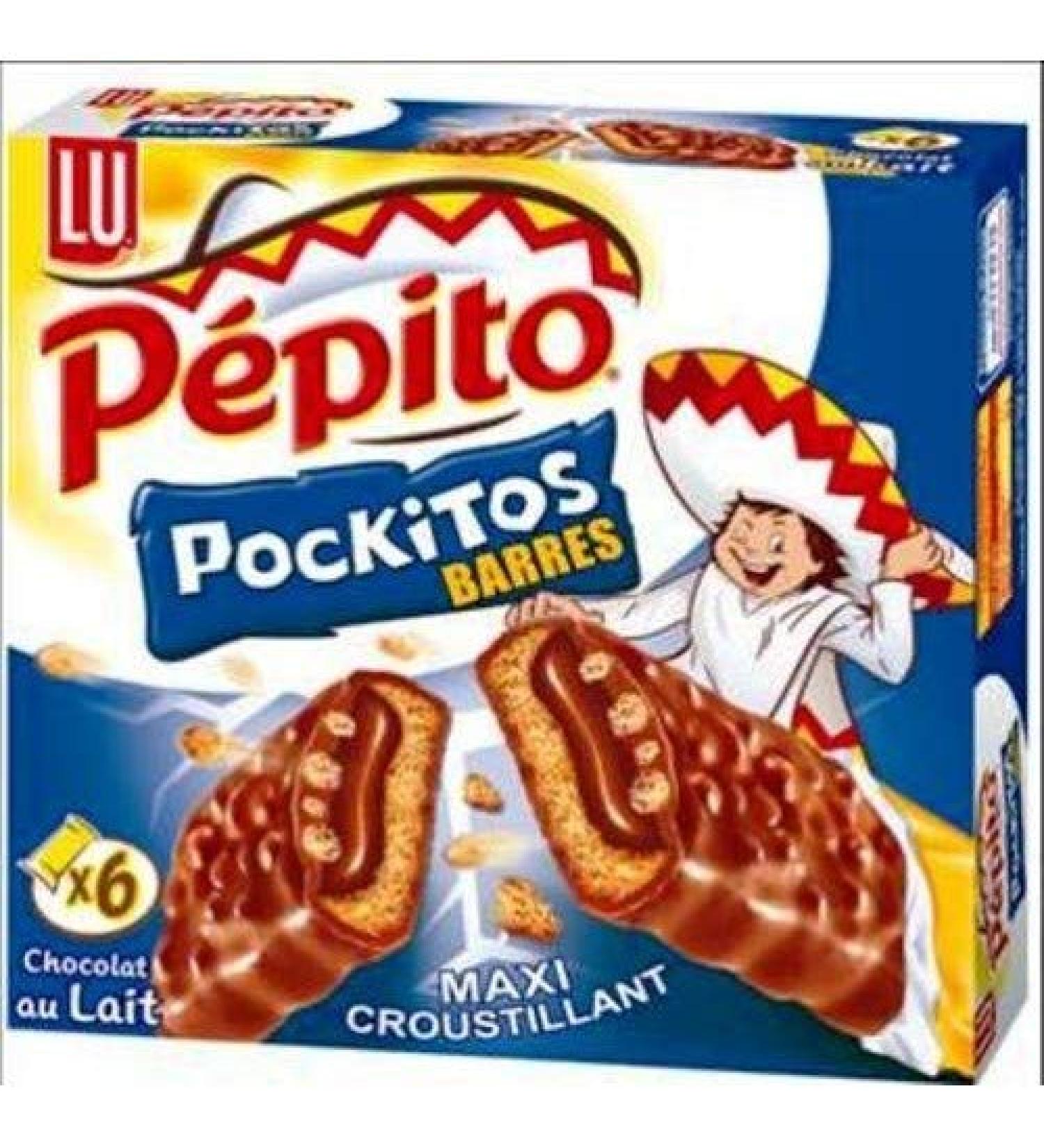 LU PEPITO - P pito Pockitos Milk Chocolate Bar 162 g - Pack of 4 - Buy Online on GoSupps.com