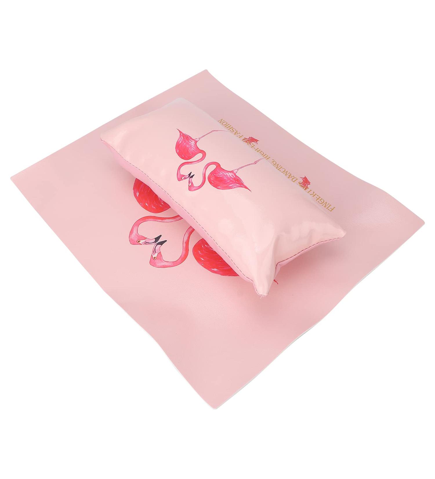 Soft PU Leather Nail Cushion Mat - Waterproof & Wear-Resistant Hand Pillow for Nail Artists | Stylish & Durable for Home & Studio Use - Buy Online on GoSupps.com