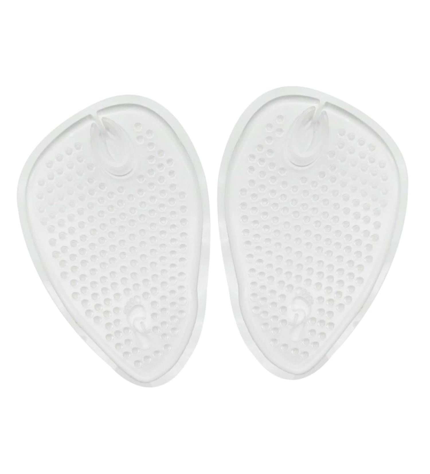 FOMIYES 4 Pairs Gel Insoles for High Heels - Self-Adhesive Forefoot Gel Pads | Transparent Cushion Half Insoles for Slippers - Comfort & Support - Buy Online on GoSupps.com