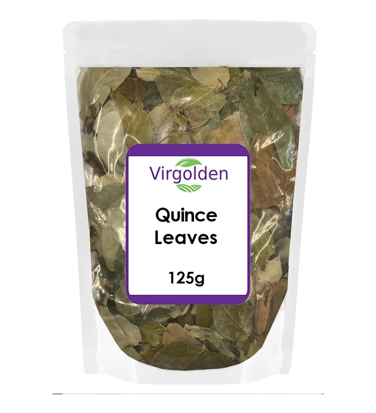 Virgolden Quince Leaves 125g - Premium Quality for Culinary and Medicinal Use - Buy Online on GoSupps.com