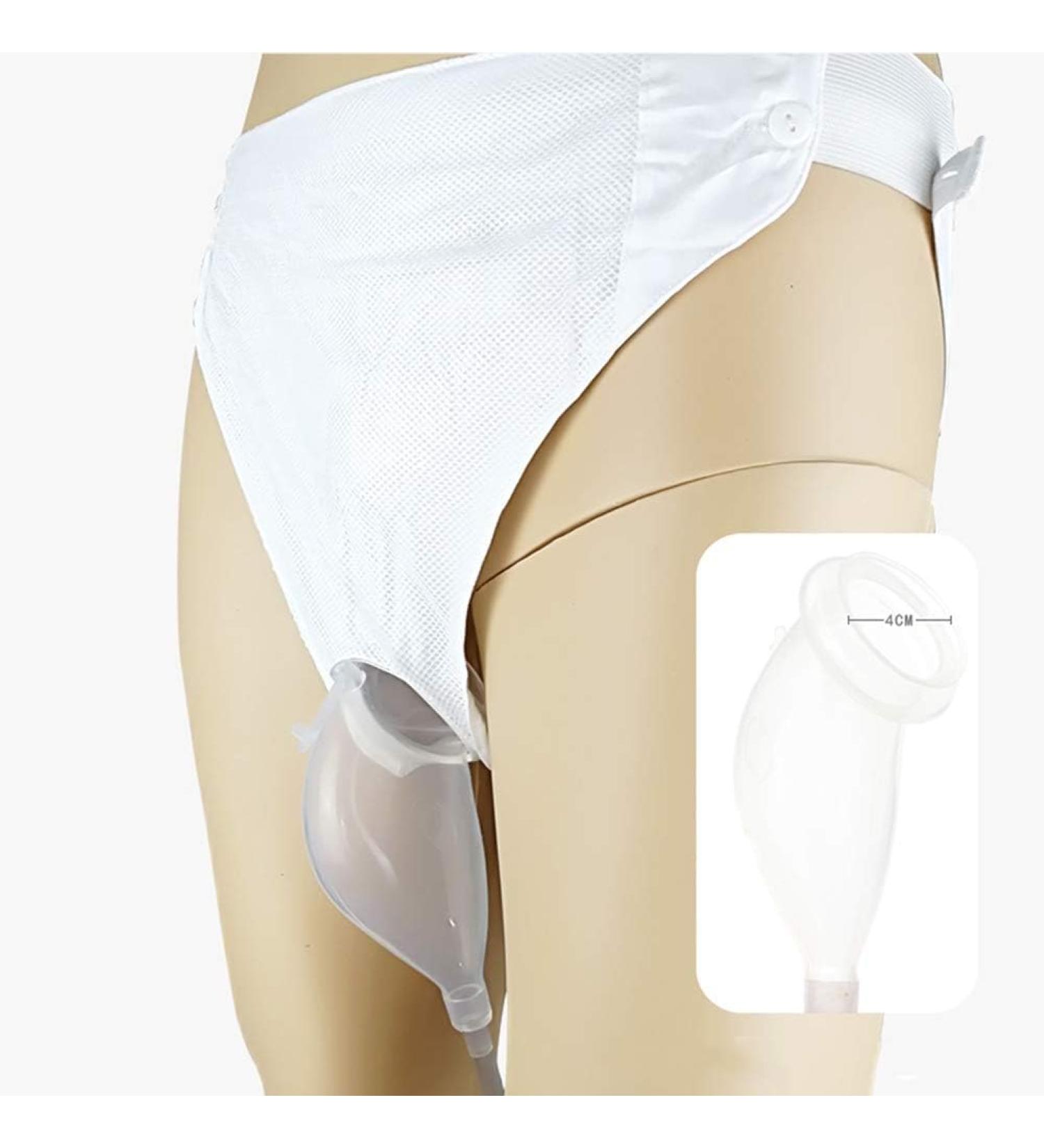 Reusable Silicone Urine Collection Bag System for Bedridden Women - Portable & Wearable Urinary Drainage Solution | 2 Bags Included - Buy Online on GoSupps.com