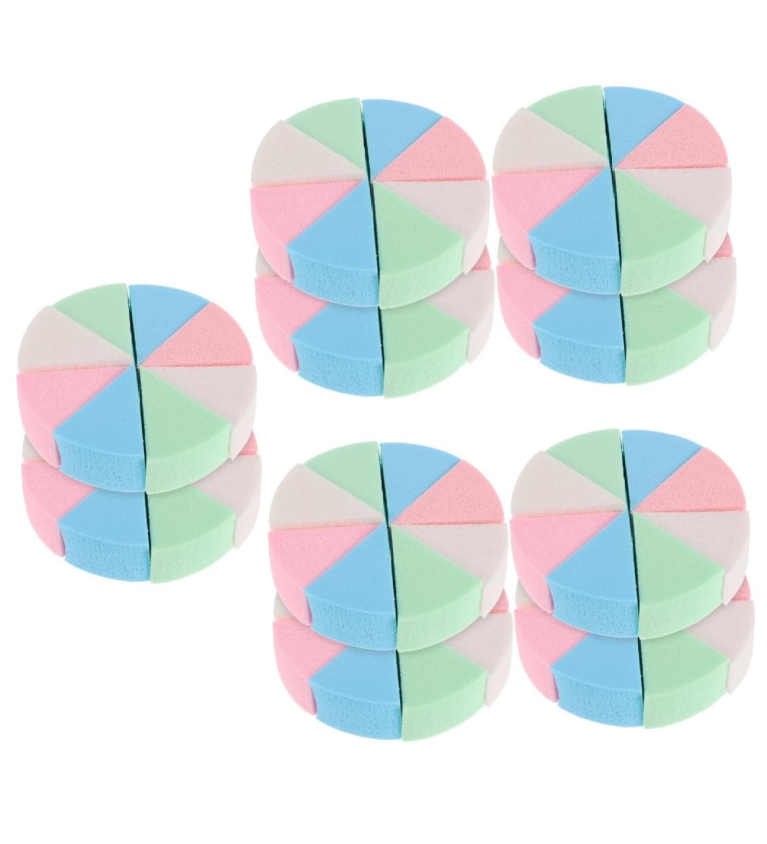 FRCOLOR 10 Sets Triangular Sponge Touch Makeup Foundation Sponge Makeup Blender Sponge Body Tool Powder Puff Makeup Tool Wet and Dry Touch Emulsion - Buy Online on GoSupps.com