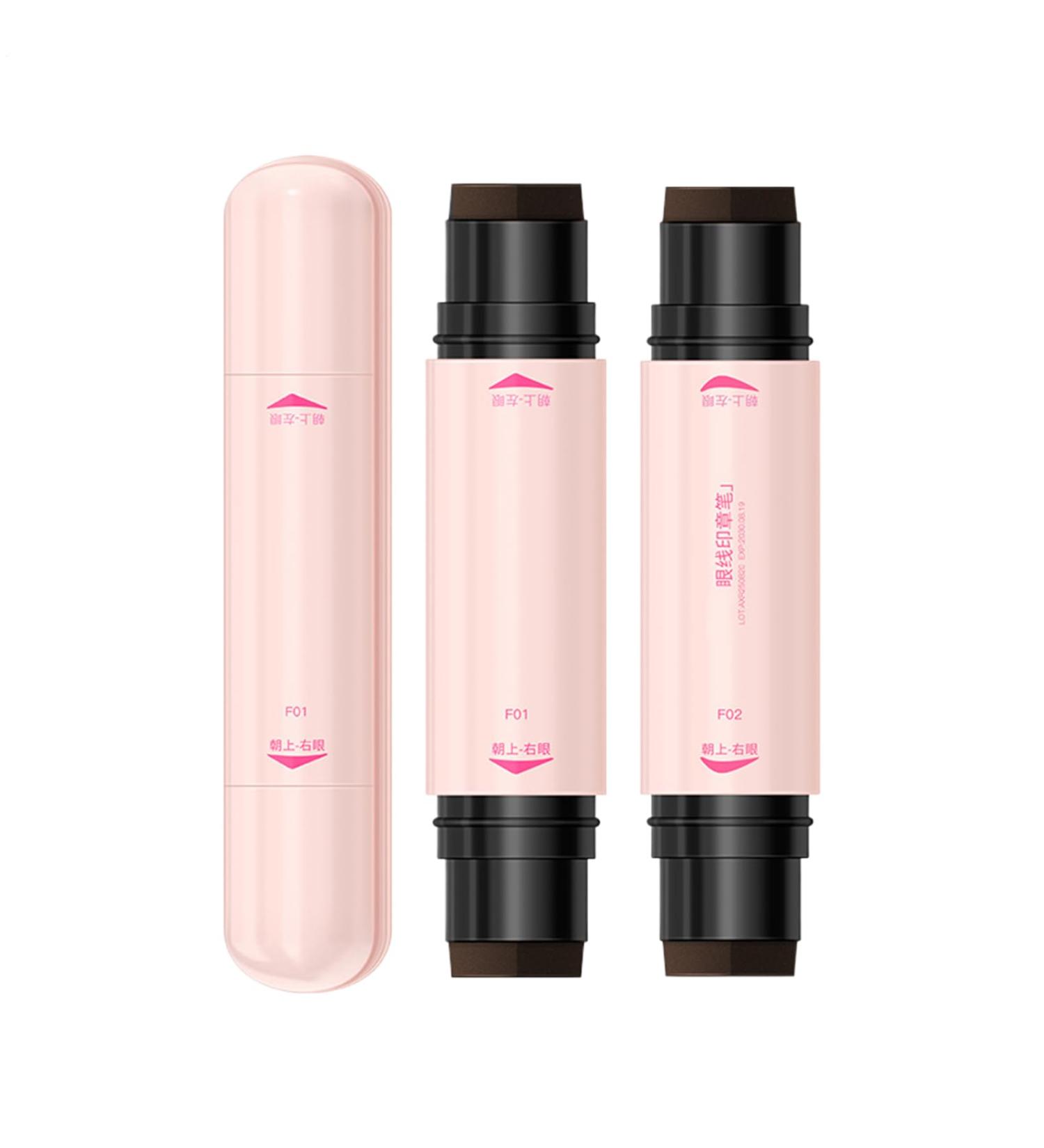 Let's Eyeliner Wing StampLong Lasting Smudge Resistant MakeupWing Eyeliner Stamp Pen for Women For Birthday Valentine Travel Travel Commuting Work Teenage Ladies Woman Brown - Buy Online on GoSupps.com