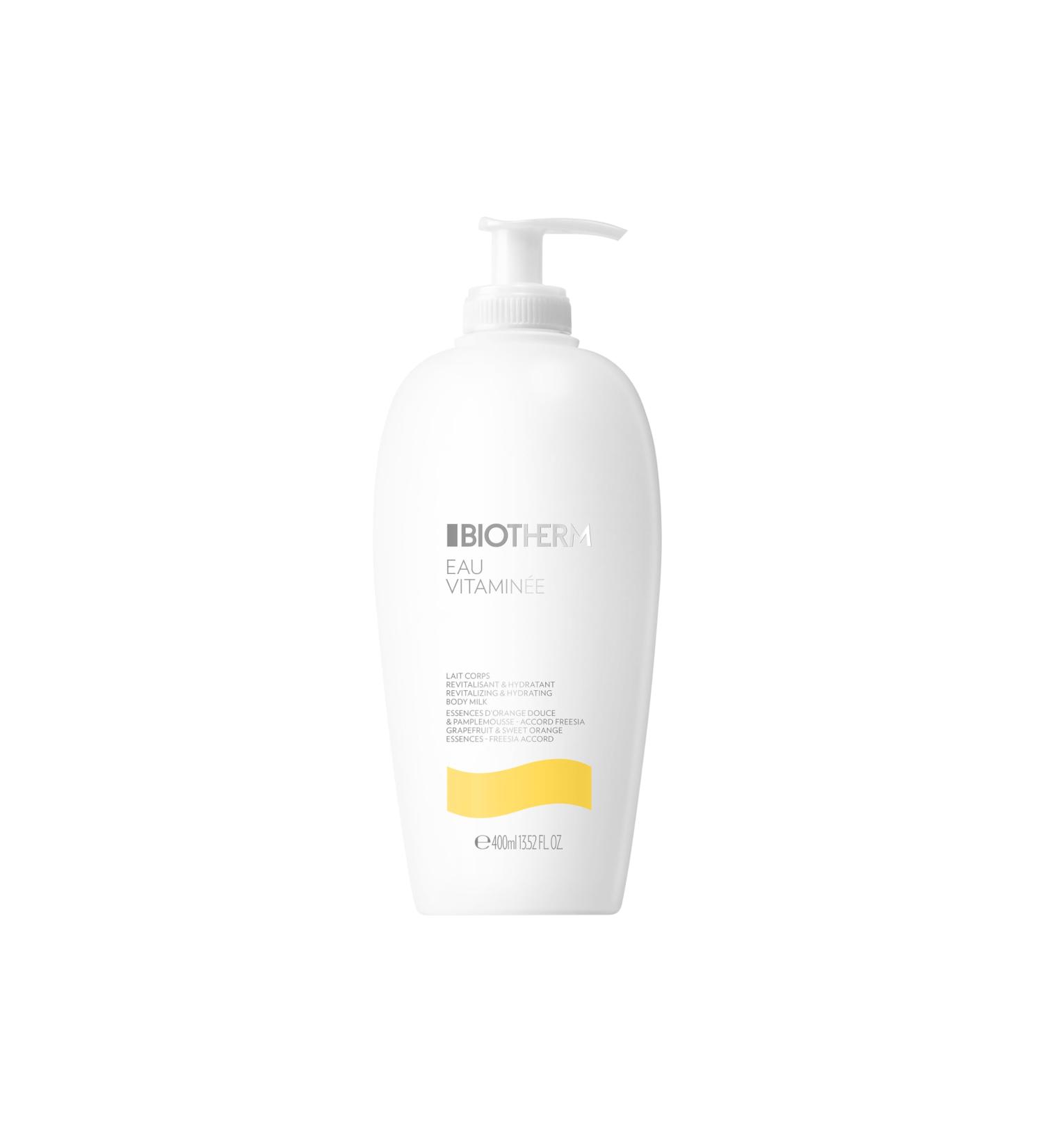 Biotherm Eau Vitaminee Body Milk Moisturising Body Lotion for Women Revitalising Body Milk with Life Plankton Ceramides & Vitamin B5 for a Smooth Skin Feeling 400 ml - Buy Online on GoSupps.com