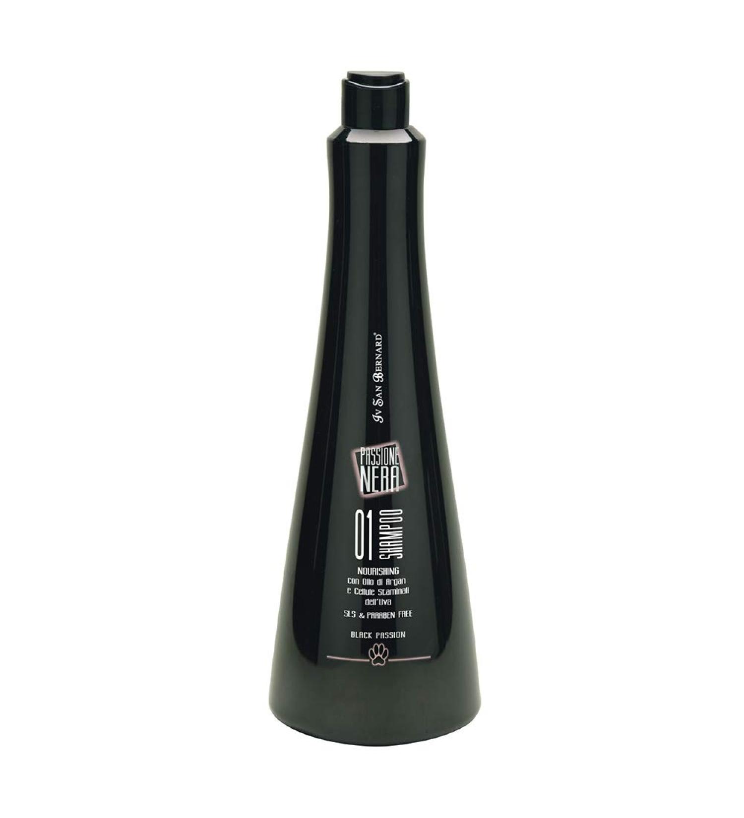 Iv San Bernard 020613 Passion Nera 01 Shampoo 1000 ml - Buy Online on GoSupps.com