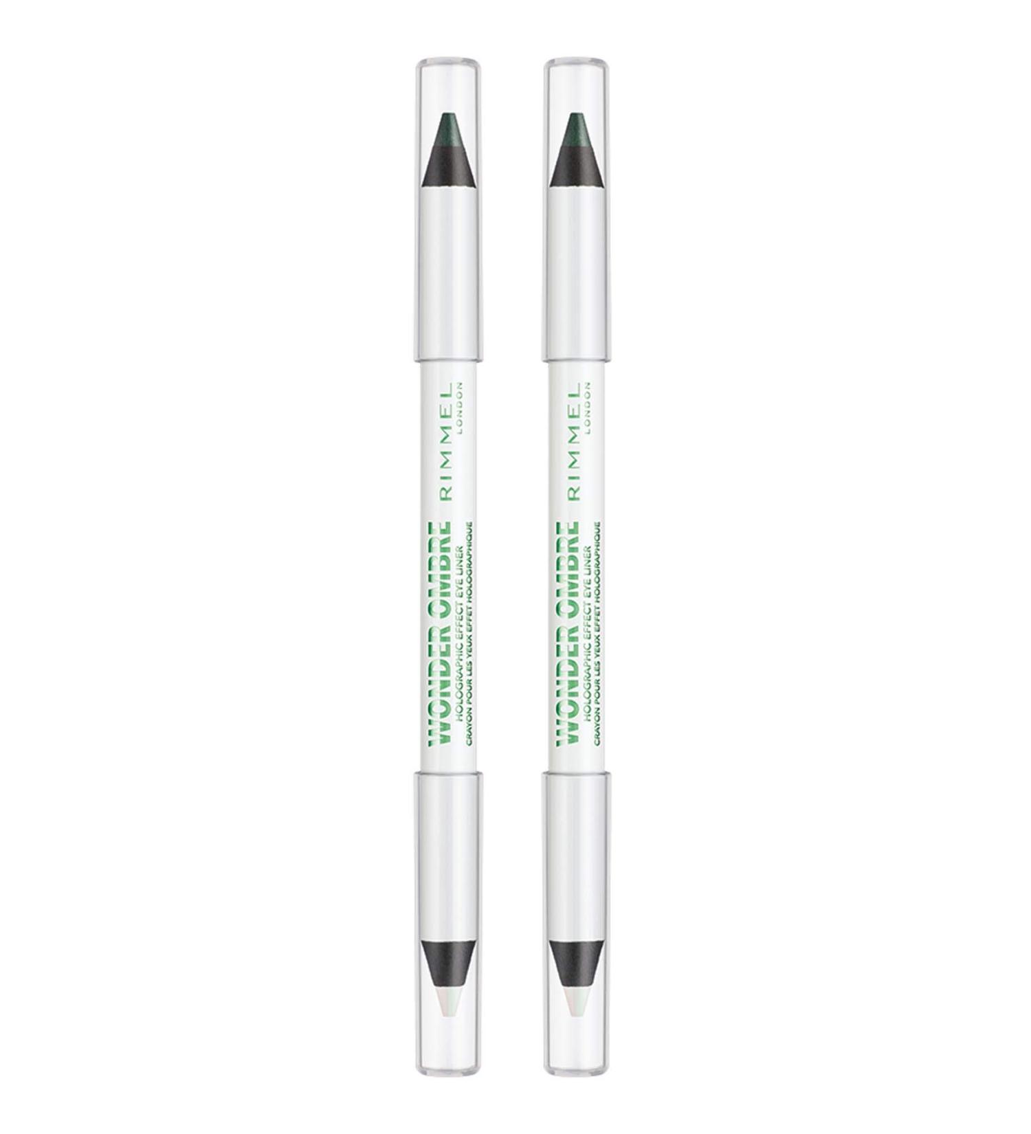 Rimmel Wonder ombre eyeliner galactic green 2 Count 2 Count Galactic Green
