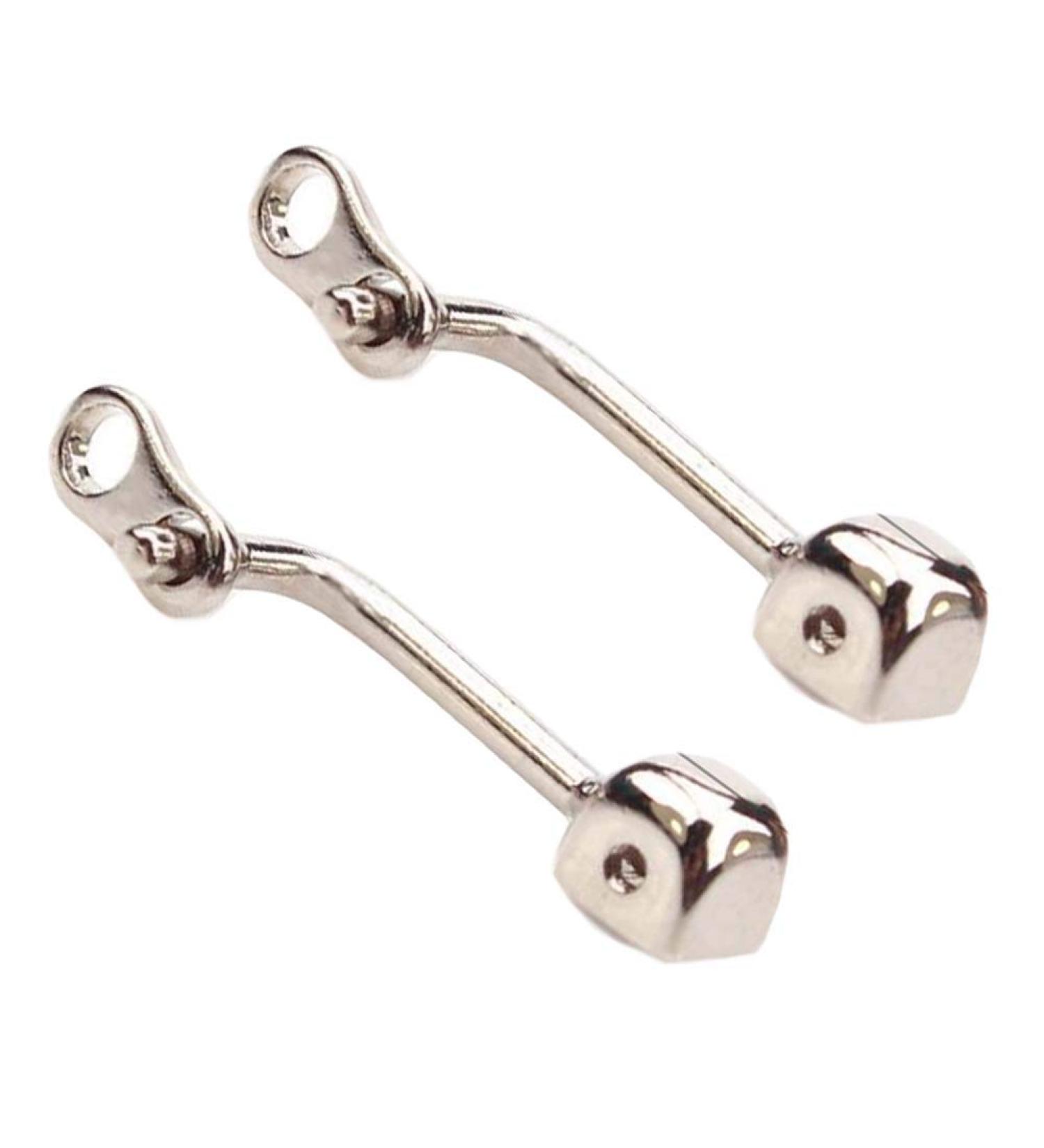 Levine replacement nasal cushion holder-nose walking replacement nasal cushion Halter-nose bridge made of metal 1 pair of glasses-nose-cushion arm metal-nose cushion holder for screwing/picking up brilliant parts