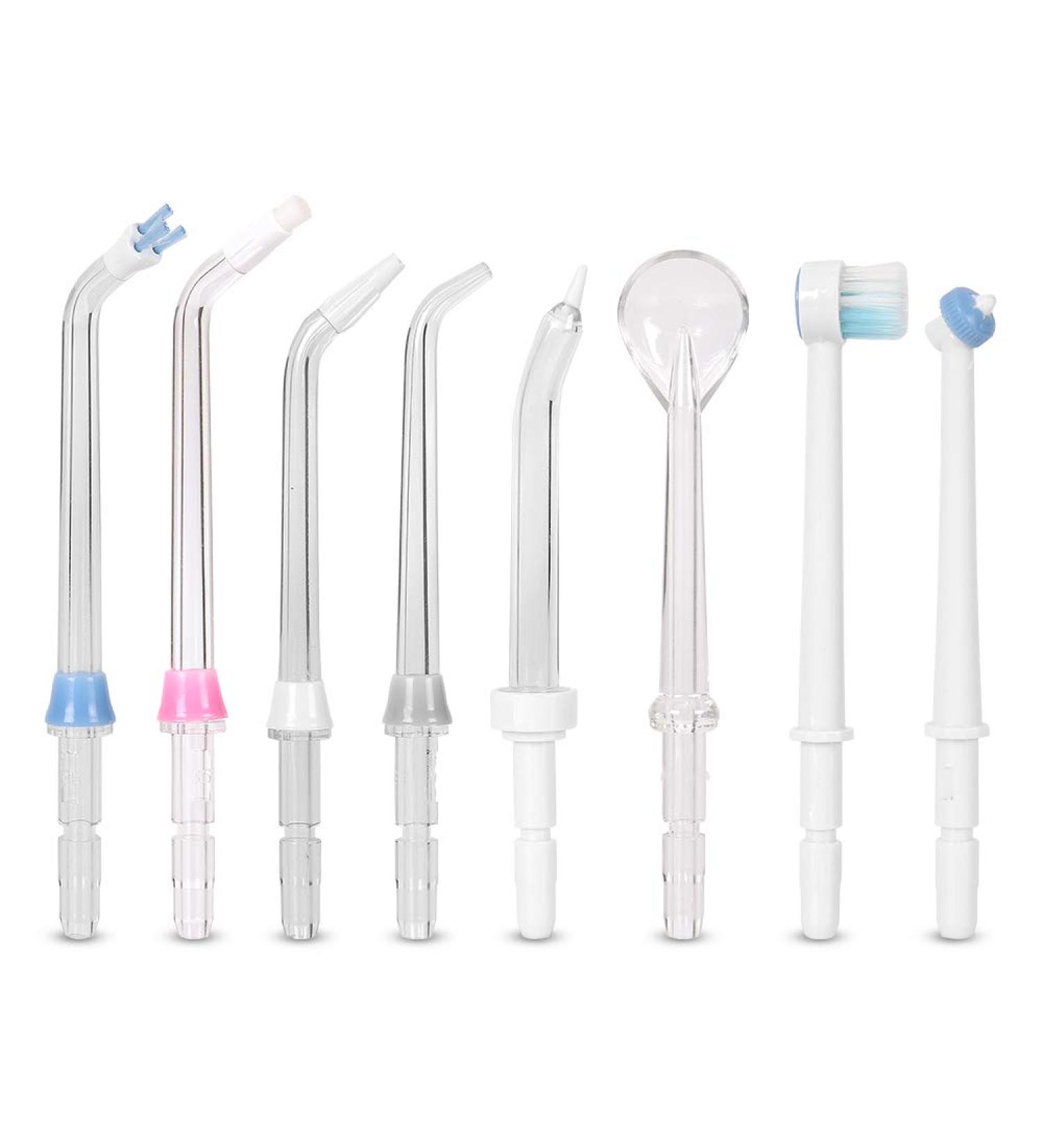 AquaFlosser Replacement Tips - Compatible with Waterpik | 8 Tips for Enhanced Dental Care - Buy Online on GoSupps.com