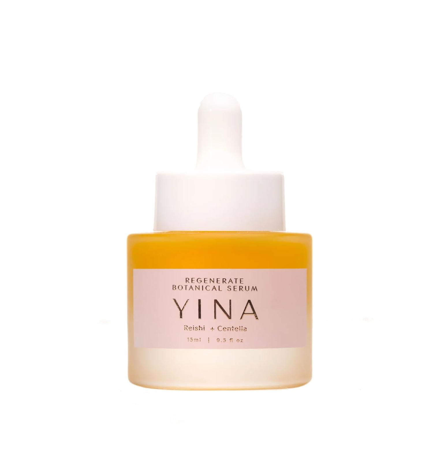 YINA Regenerate Botanical Serum with Reishi & Centella | Sustainable Cruelty-Free Clean Skincare - 0.5 oz (15 ml - Buy Online on GoSupps.com