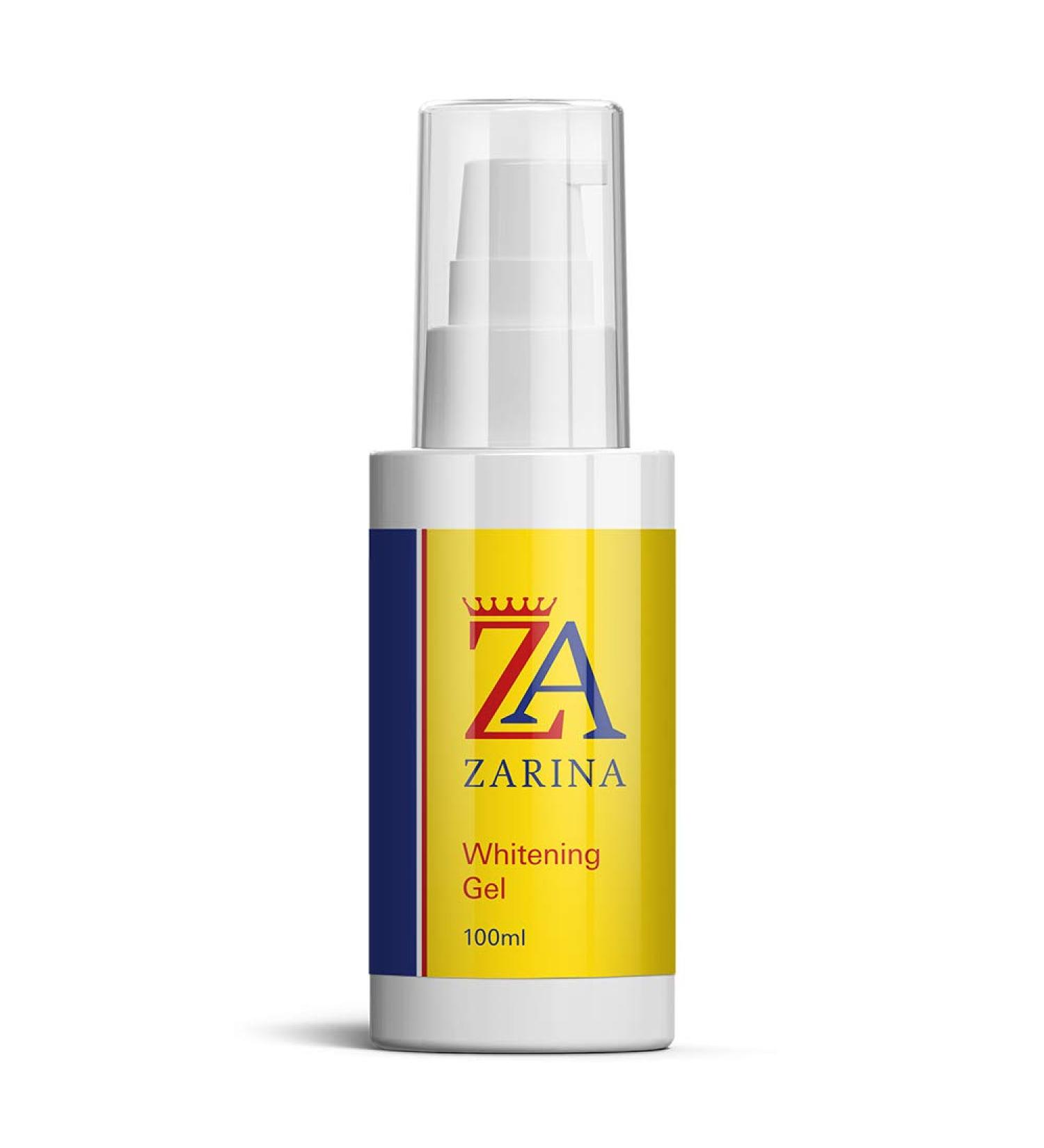 ZARINA GEL DE BLANCHIMENT HAUTE RESISTANCE ECLAIRCISSANT PAR DES POINTS FONCES UNE FORMULE 100% NATURELLE - Buy Online on GoSupps.com
