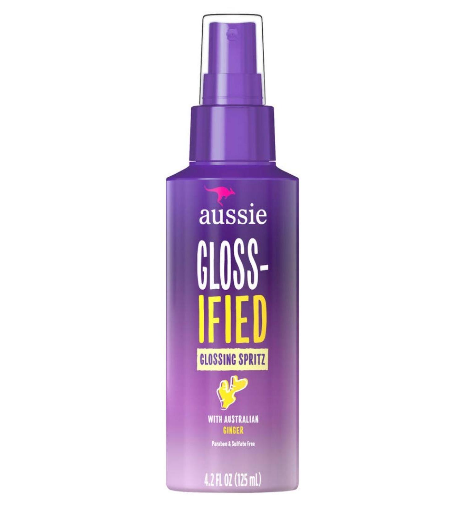 Aussie Glossified Spritz 4.2 Ounce (125ml) (Pack of 6)