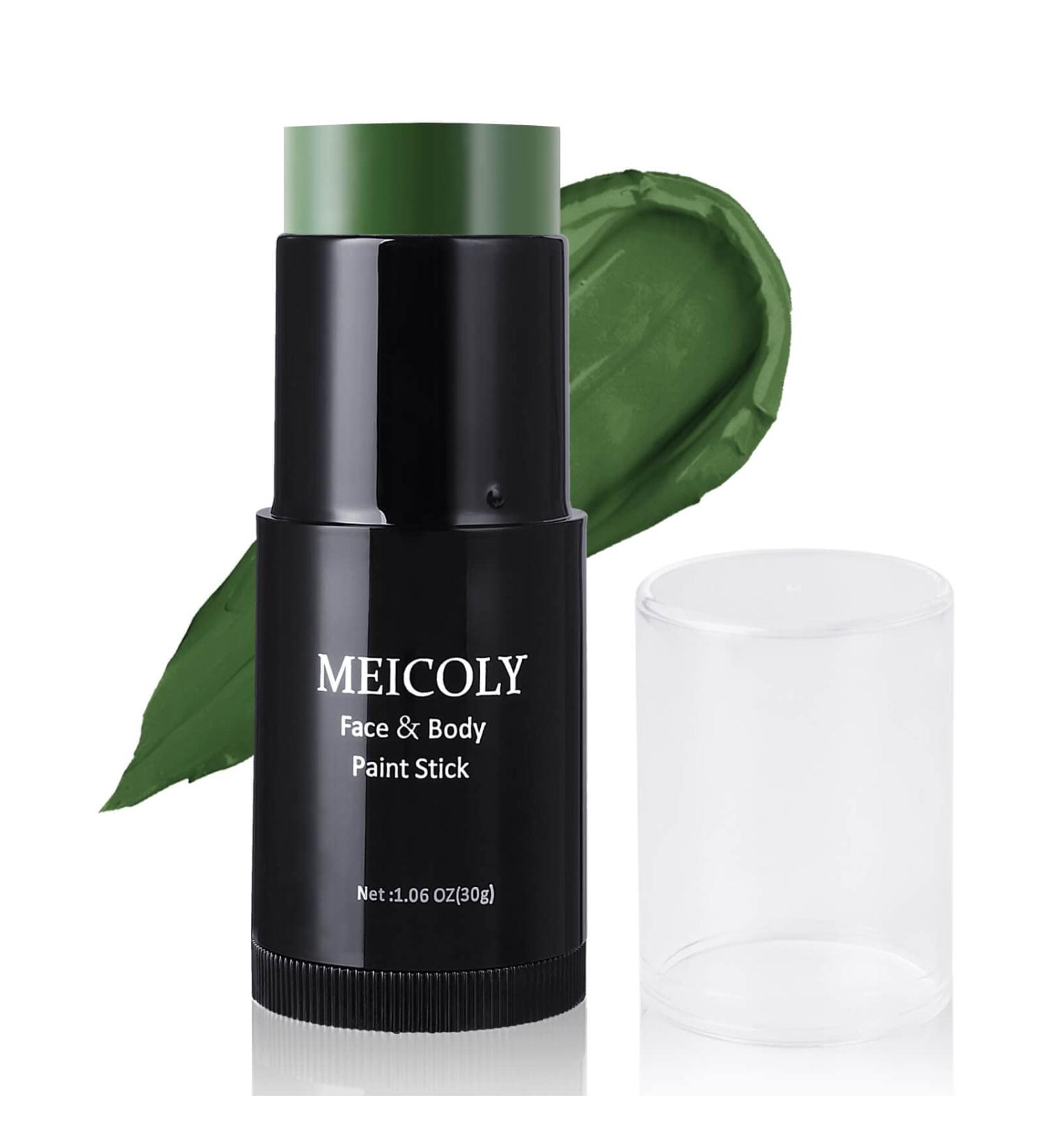 MEICOLY Green Face Body Paint Stick - Waterproof Camo Stick for Sports & Halloween Face Paint - Buy Online on GoSupps.com