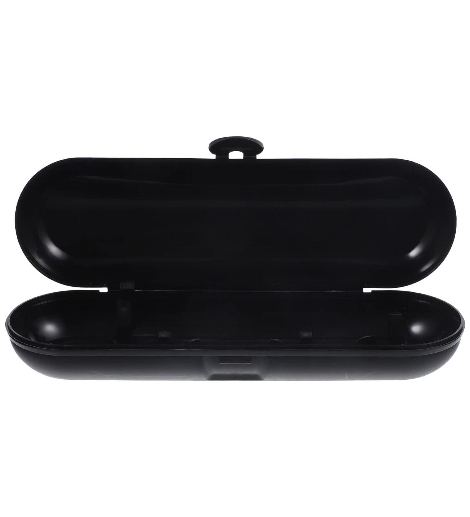 Black Healvian Electric Toothbrush Hard Travel Case - Ideal Toothbrush Storage Box for Outdoor Travel and School - Buy Online on GoSupps.com