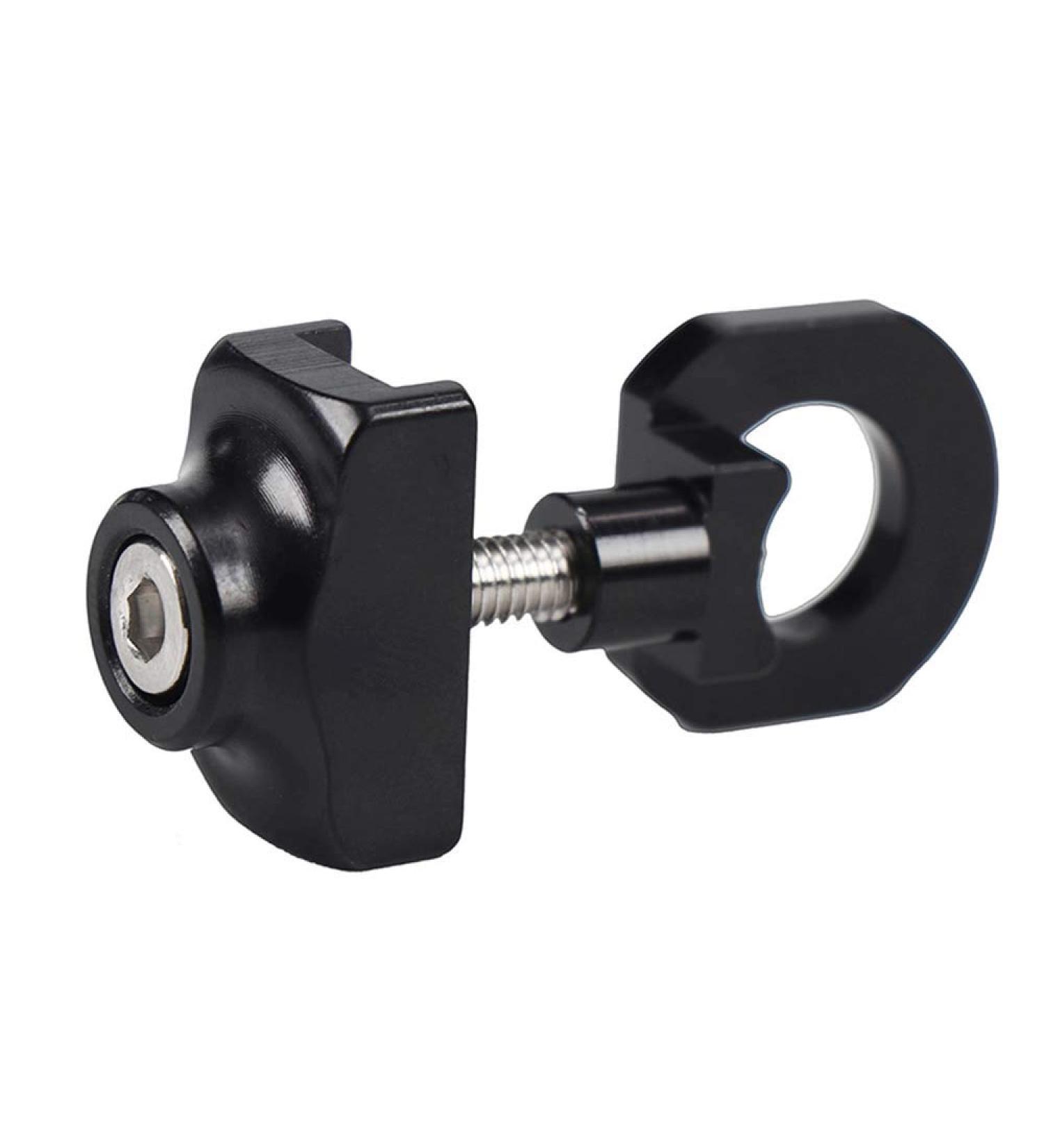 Durable Single Speed Folding Bicycle Chain Tensioner - Aluminum Alloy BMX Fixie Fastener Repair Tool in Black - Buy Online on GoSupps.com