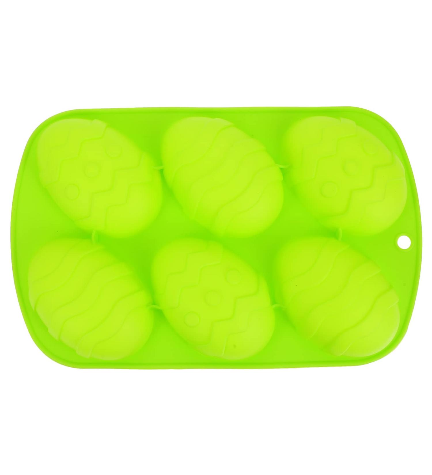 DECHOUS 1pc Easter Egg Cake Mold Mousse Cake Silica Gel 3D Household 26.5X16.5CM Green - Buy Online on GoSupps.com