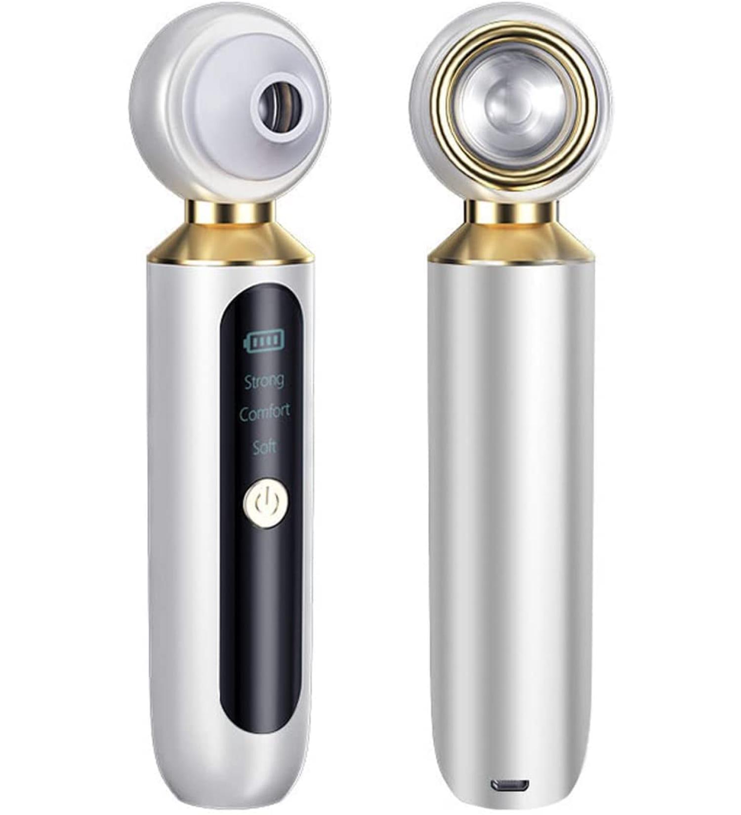Blackhead Remover Vacuum with LED Magnifying Glass for Visible Nose Blackhead and White Acne Pore Cleaning - Suction Tool Kit - Buy Online on GoSupps.com