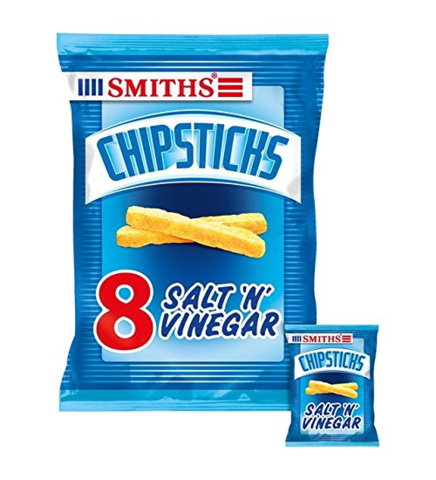 Chipsticks Salt and Vinegar Chipsticks - Pack of 24 x 17g