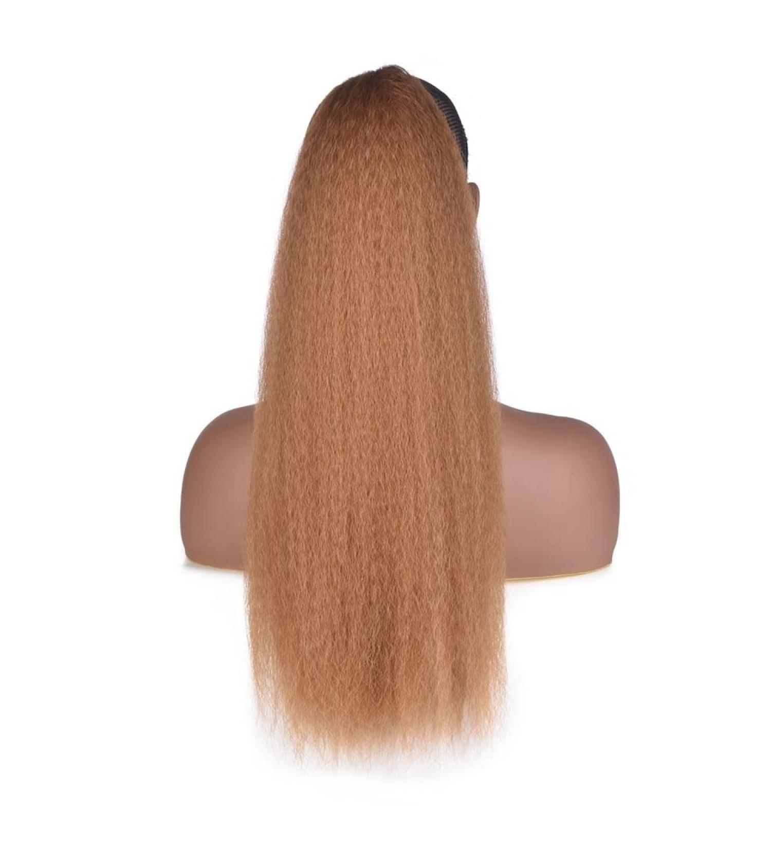 Hair Bun Ponytail Synthetic Curl Hair Pieces African Hair Ponytail Fluffy Ponytail Extension Cord For Black Women Hair Bun Wig Hair Extension Hair Piece (Color : D Size : 20inches) 20inches D - Buy Online on GoSupps.com