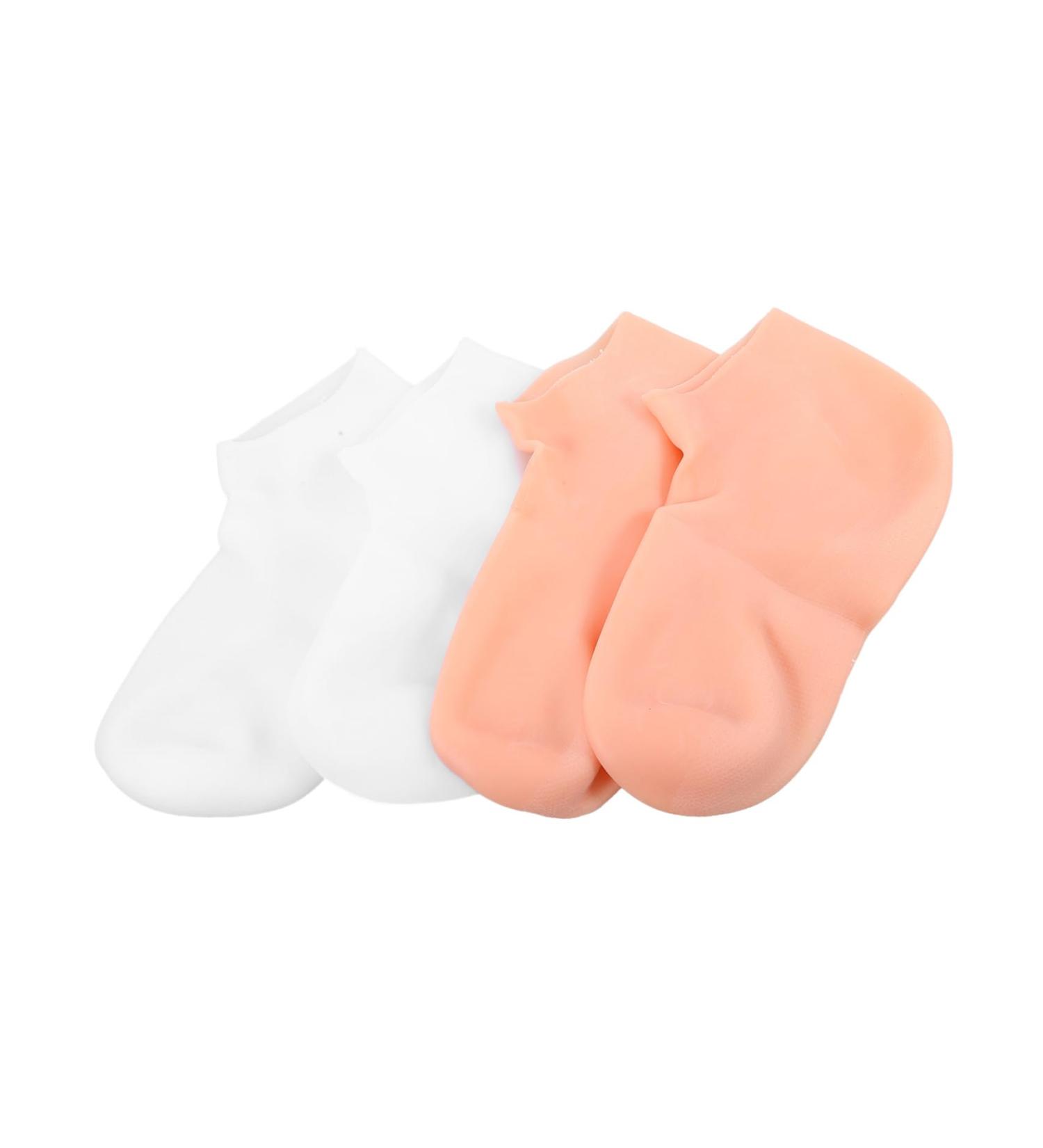FRCOLOR 2 Pairs Exfoliating Moisturizing Socks Lotion Socks for Women Overnight Moisturizing Gel Socks Enhancing Feet Lotion Heel Women Gloves Foot Cover Sebs Cosmetic Women's Crystal - Buy Online on GoSupps.com