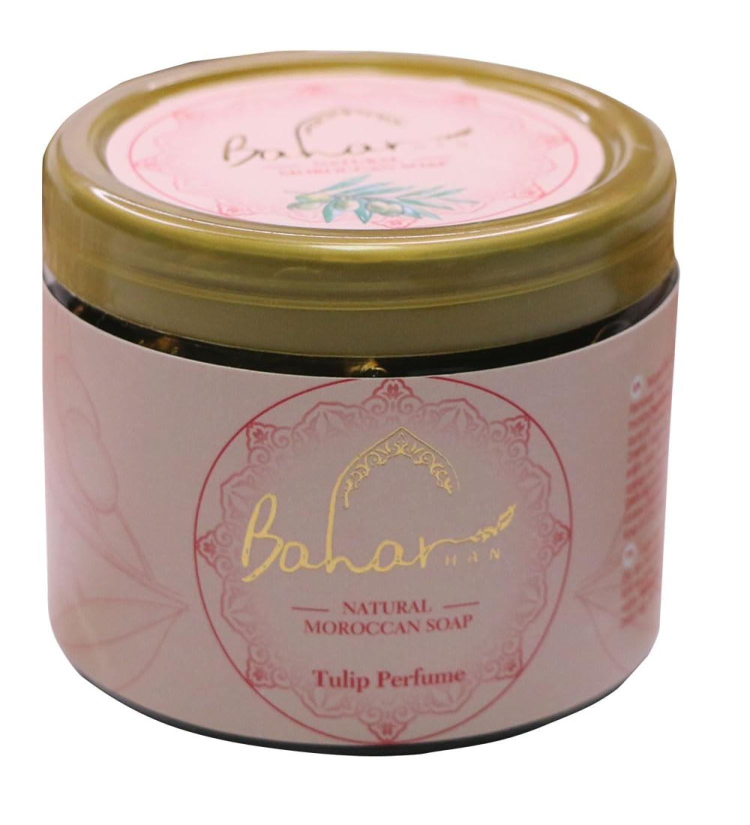 Buy Moroccan Black Soap with Tulip Essential Oil - 450g | Natural Skincare for International Shipping - Buy Online on GoSupps.com